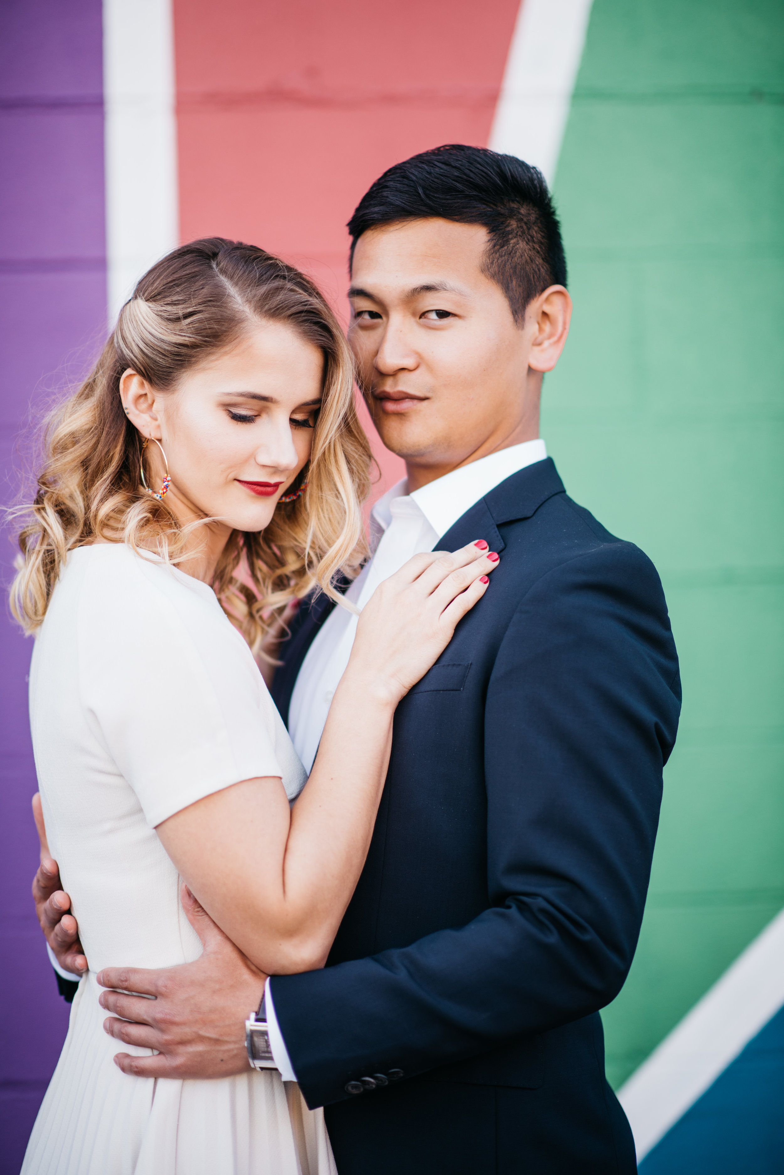 Downtown Indianapolis Engagement Session Indianapolis Wedding Photographer Erika Aileen