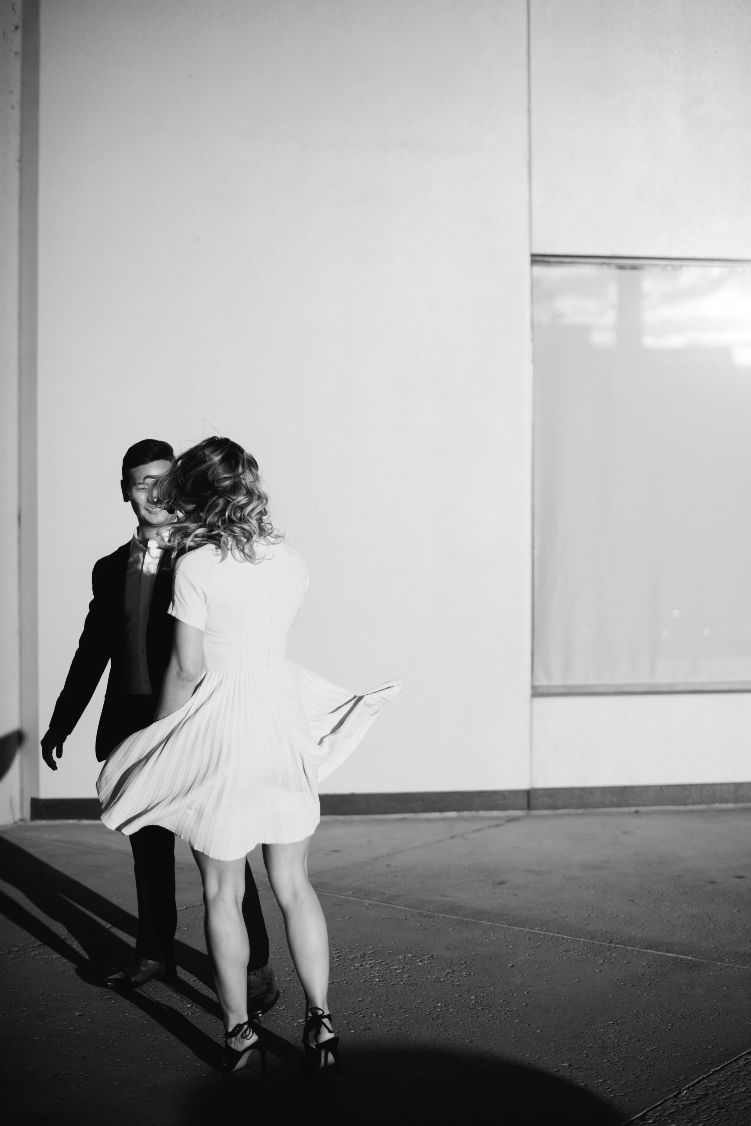 Downtown Indianapolis Engagement Session Indianapolis Wedding Photographer Erika Aileen