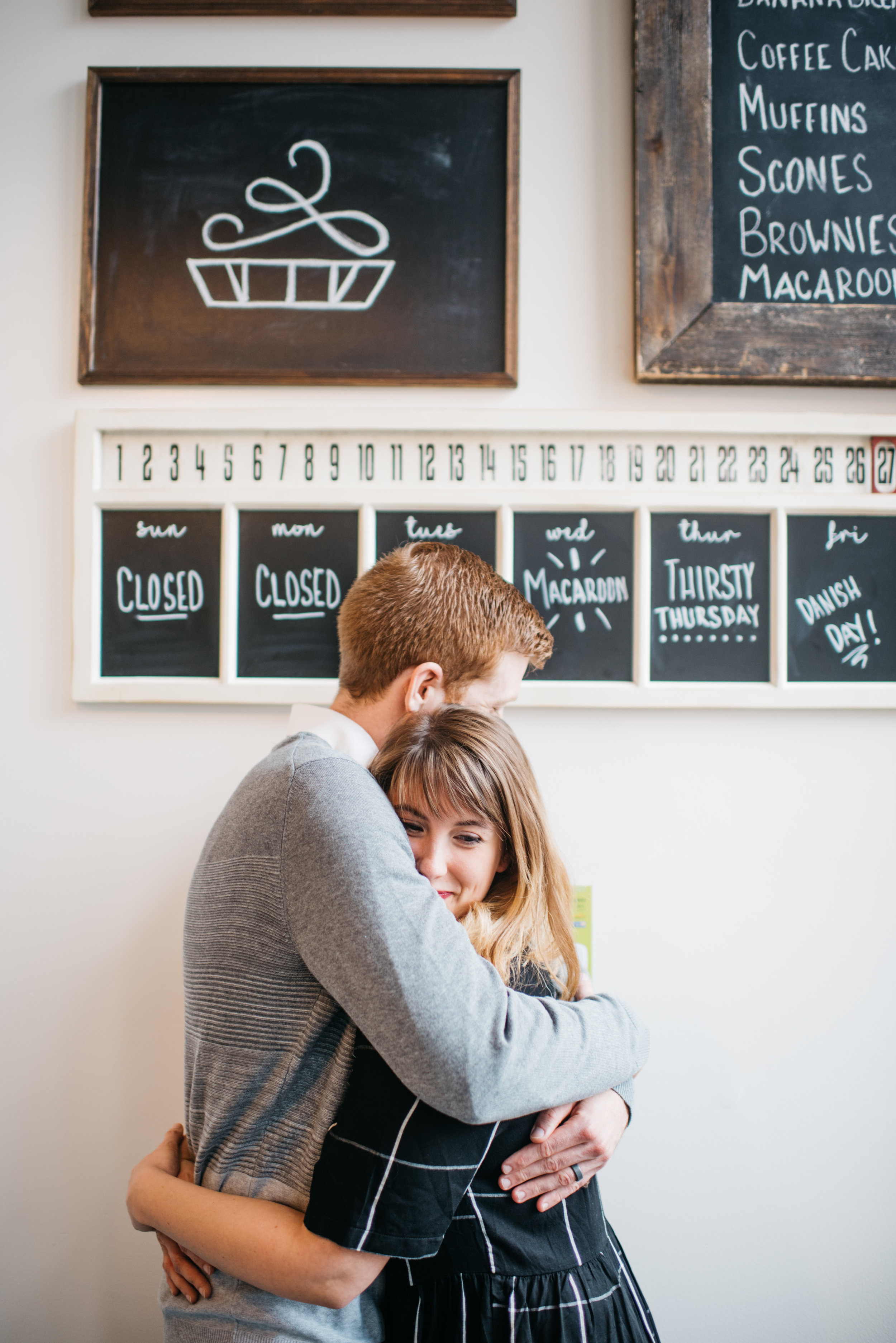 Modern Bakery Engagement Session Greenhouse Erika Aileen Photography Lafayette Indiana Wedding Photographer
