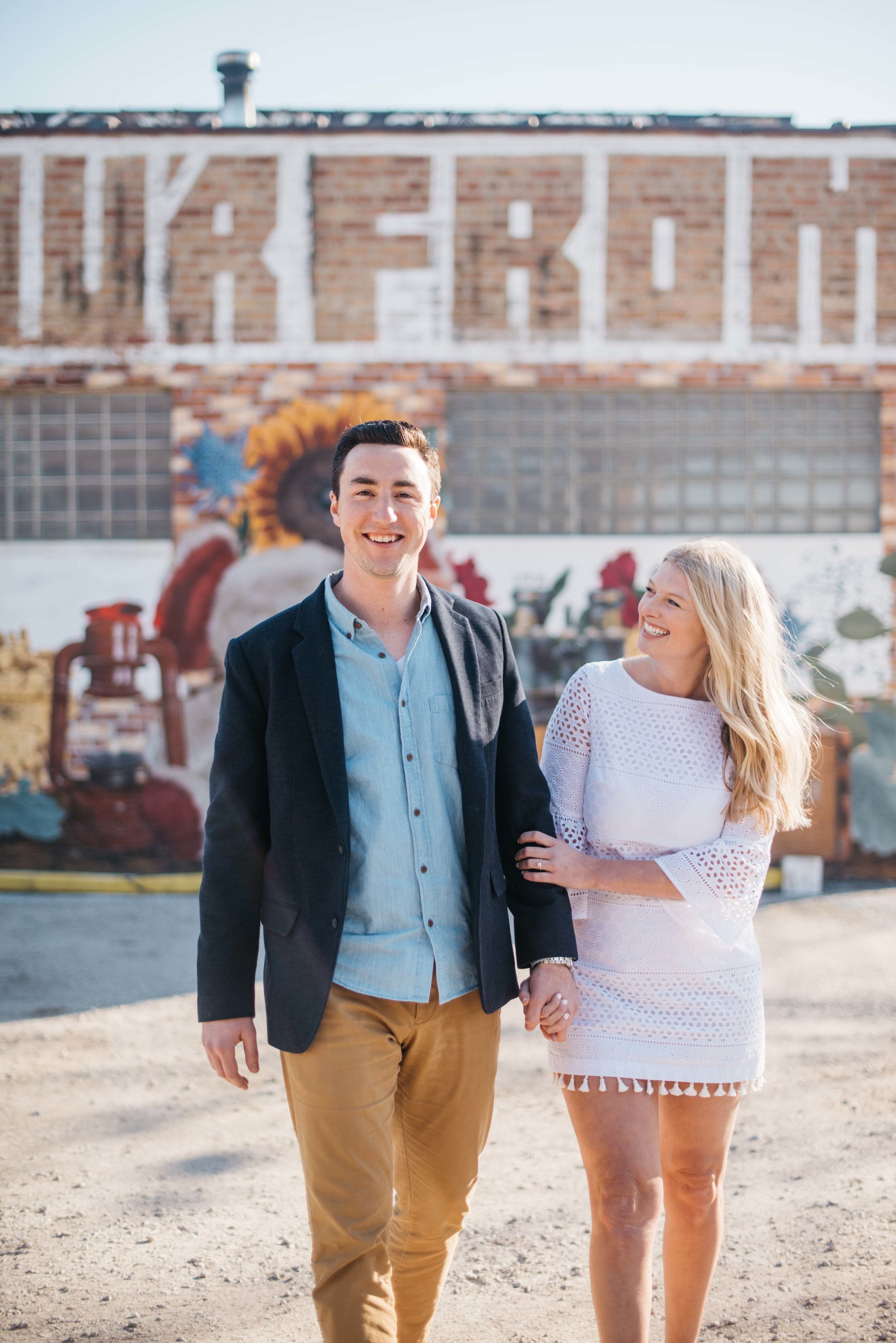 Logan Square Engagement Session Erika Aileen Photography
