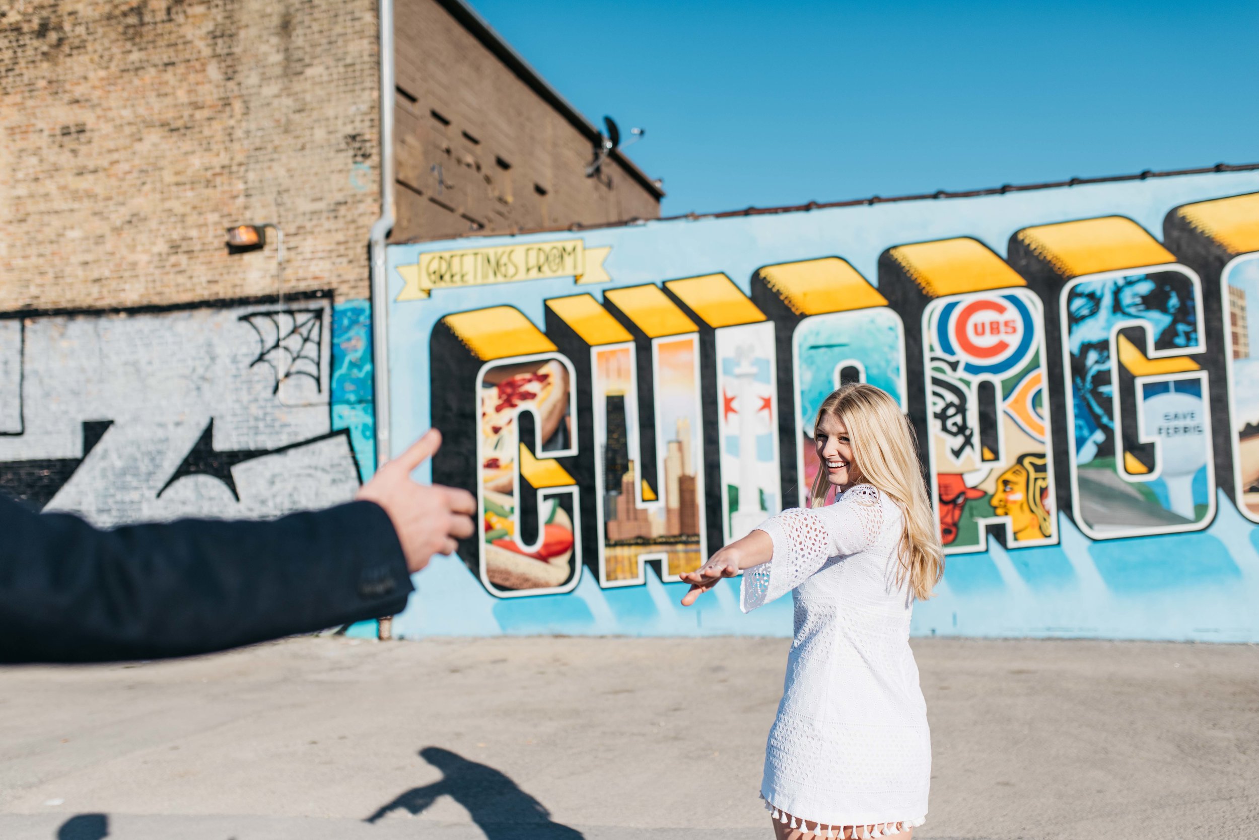 Logan Square Engagement Session Erika Aileen Photography