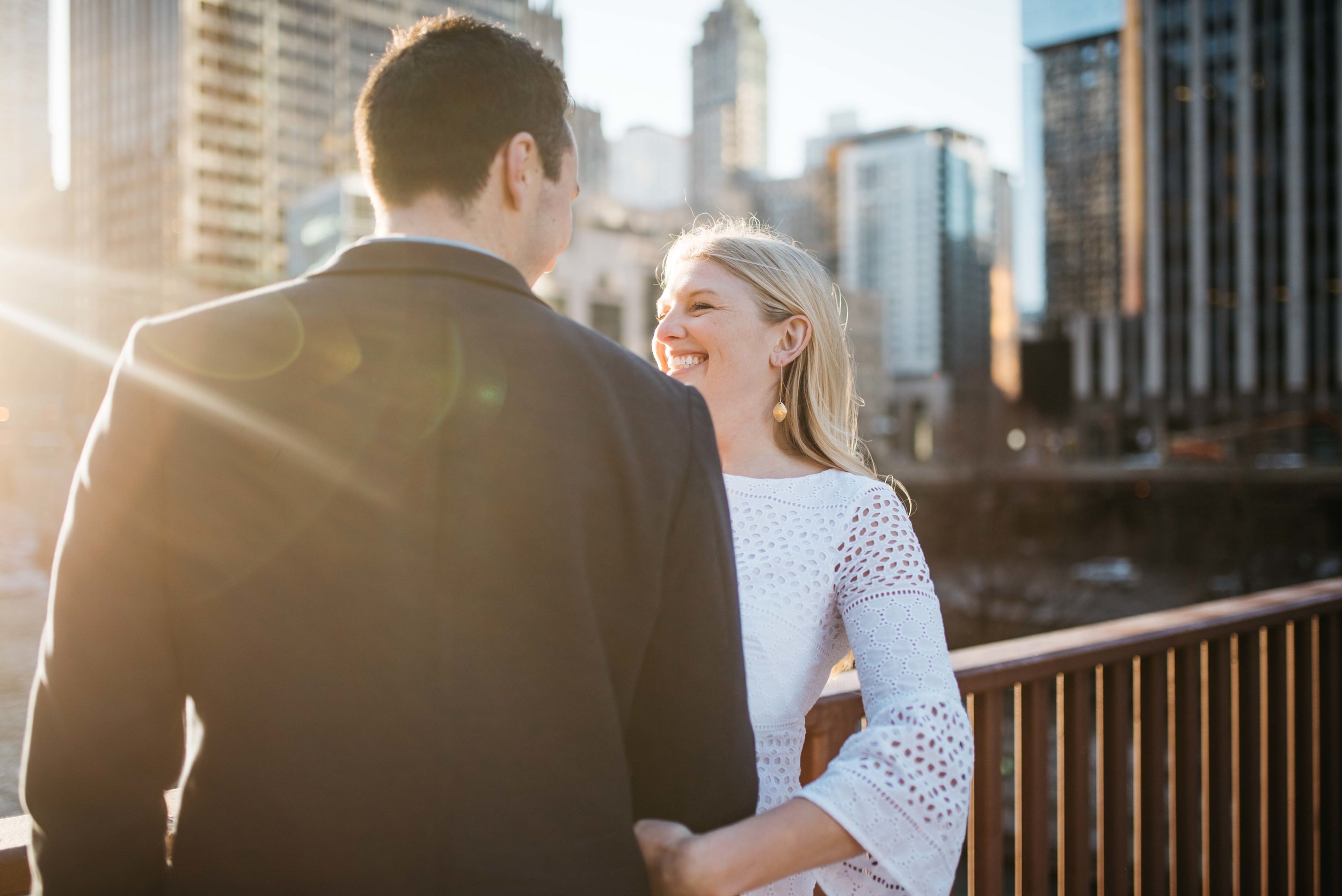 Nicholas J. Melas Centennial Fountain Engagement Session Erika Aileen Photography