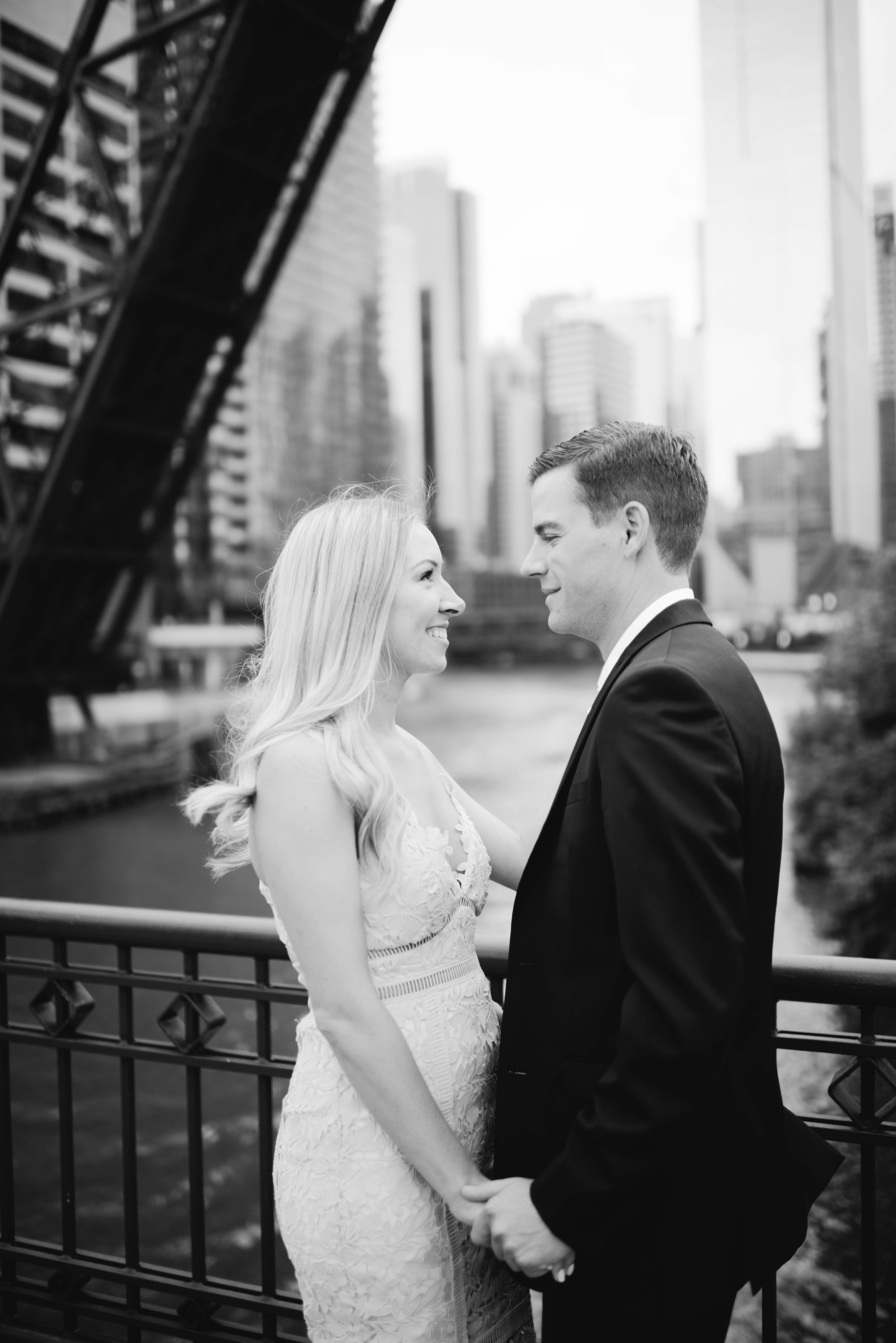 Chicago River Engagement Session North Avenue Beach Engagement Session Erika Aileen Photography Chicago Wedding Photographer
