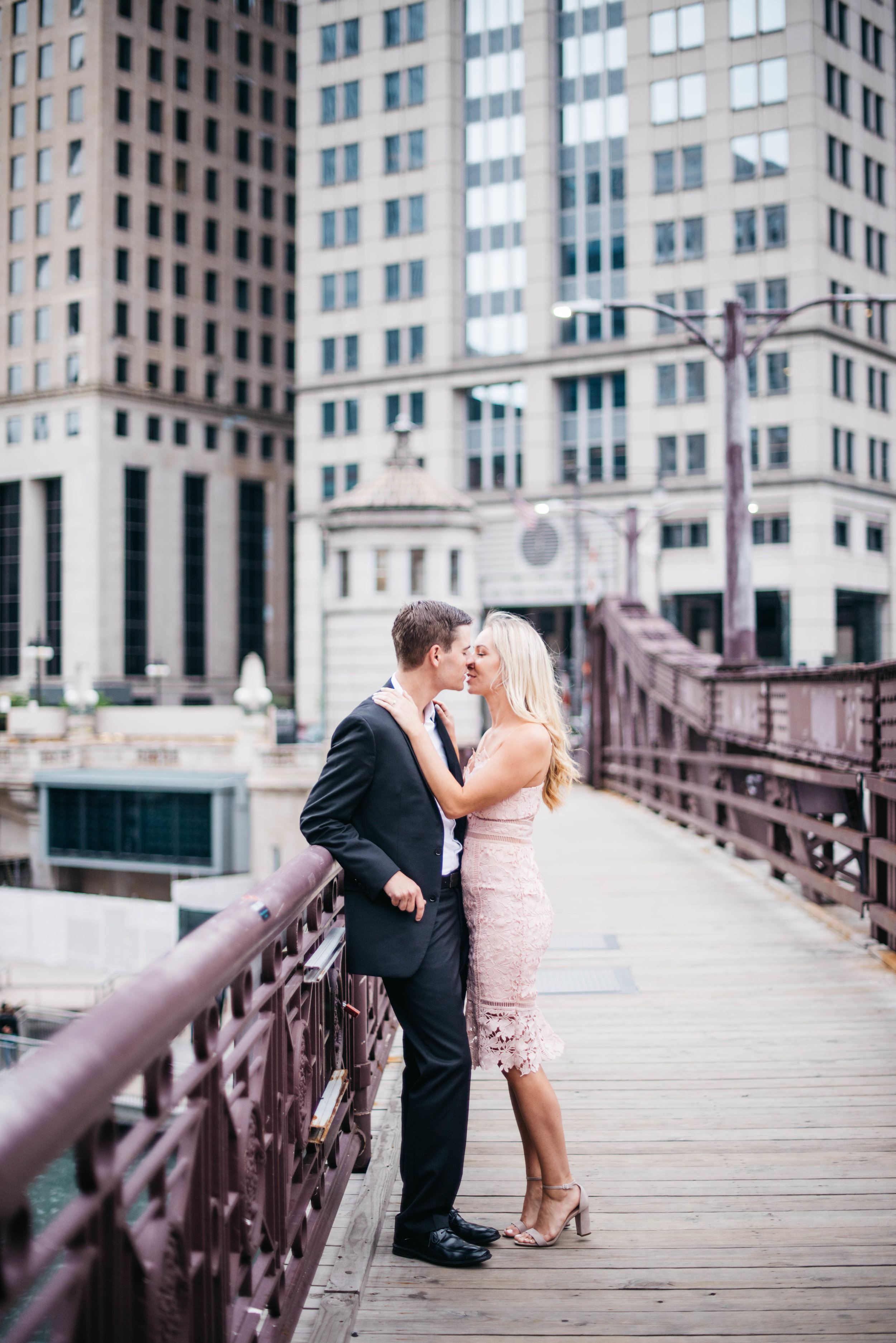 Chicago River Engagement Session North Avenue Beach Engagement Session Erika Aileen Photography Chicago Wedding Photographer