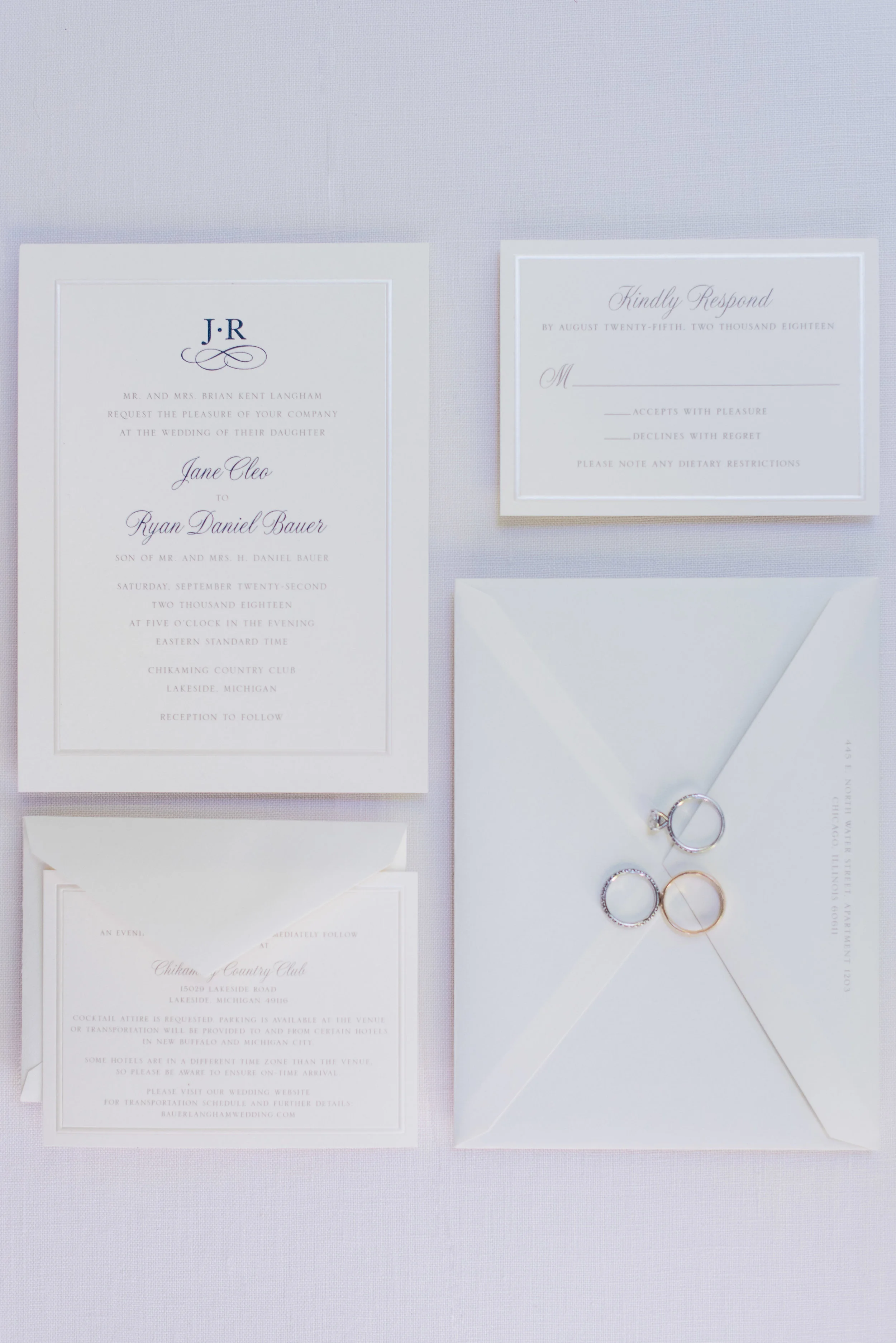 Chikaming Country Club Wedding Union Pier Michigan Wedding Erika Aileen Photography Michigan Wedding Photographer