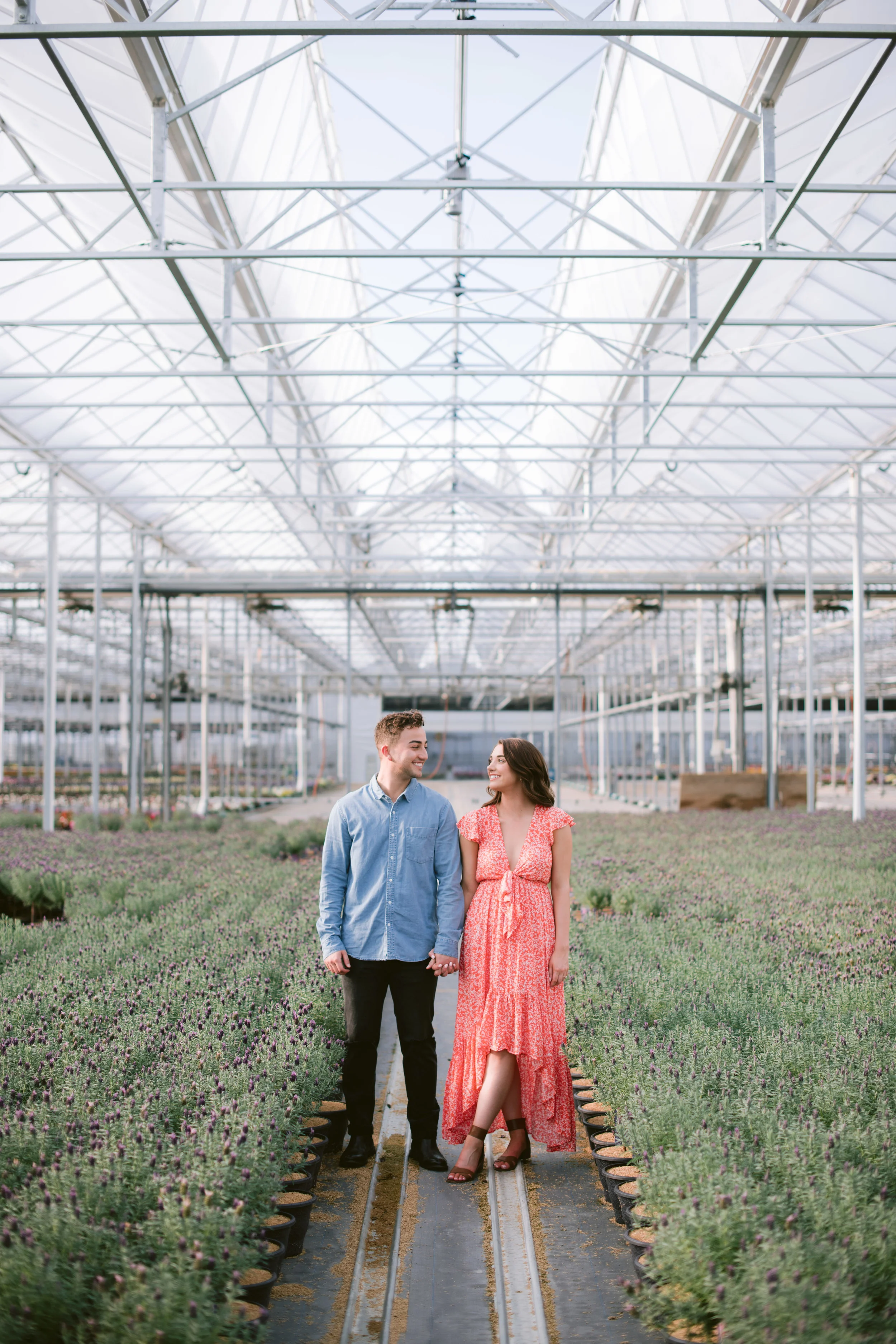 indianapolis greenhouse engagement session erika aileen photography indianapolis wedding photographer