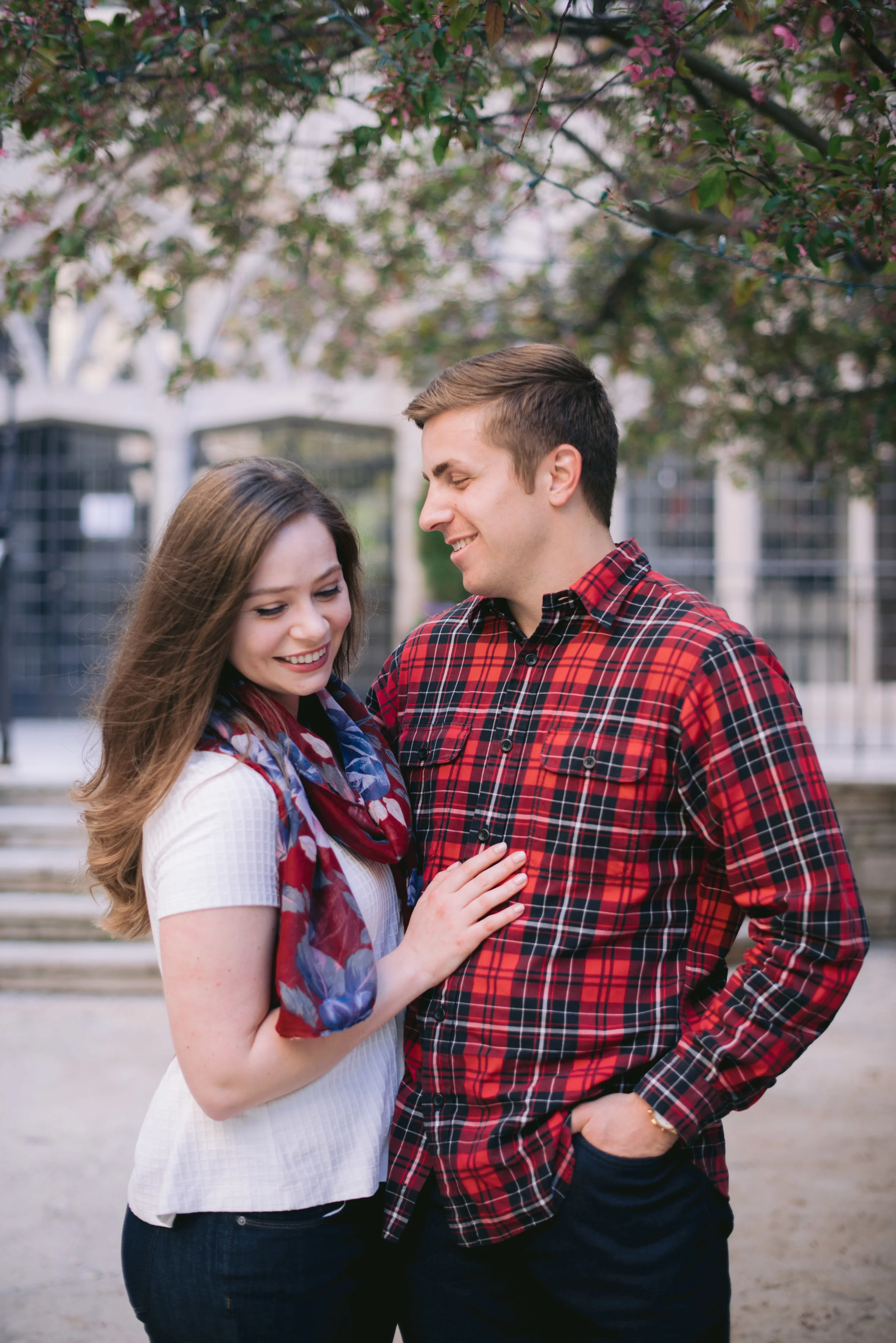 Old Town Chicago Engagement Erika Aileen Photography Chicago Wedding Photographer