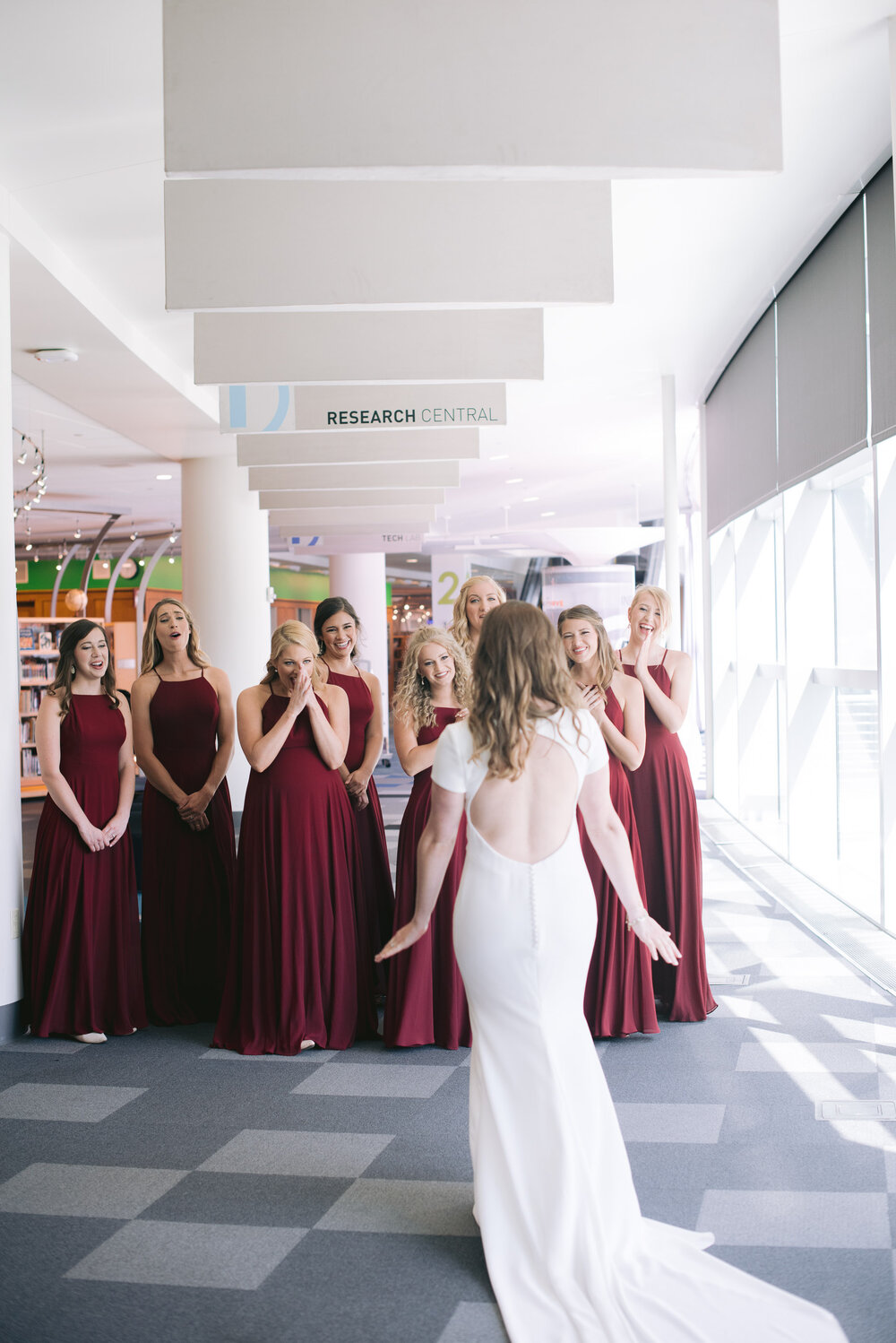 Indianapolis Central Library Wedding Erika Aileen Photography Indianapolis Wedding Photographer