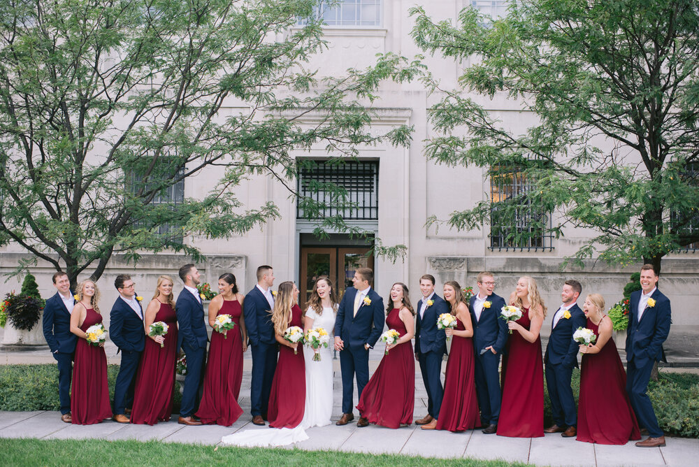 Indianapolis Central Library Wedding Erika Aileen Photography Indianapolis Wedding Photographer