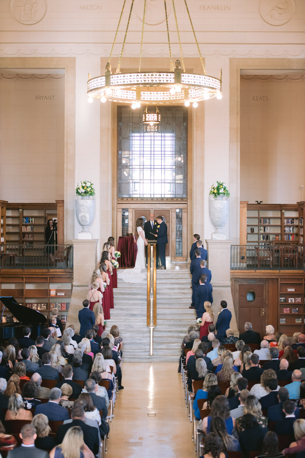 Indianapolis Central Library Wedding Erika Aileen Photography Indianapolis Wedding Photographer