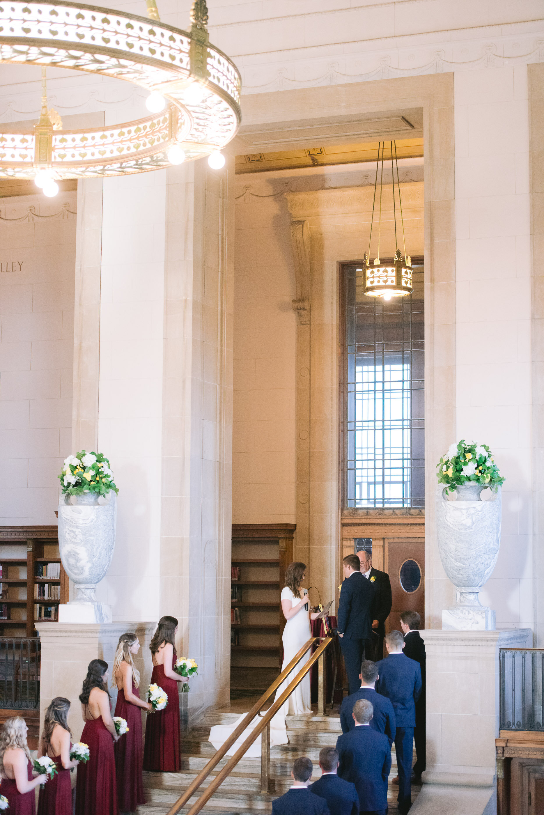 Indianapolis Central Library Wedding Erika Aileen Photography Indianapolis Wedding Photographer