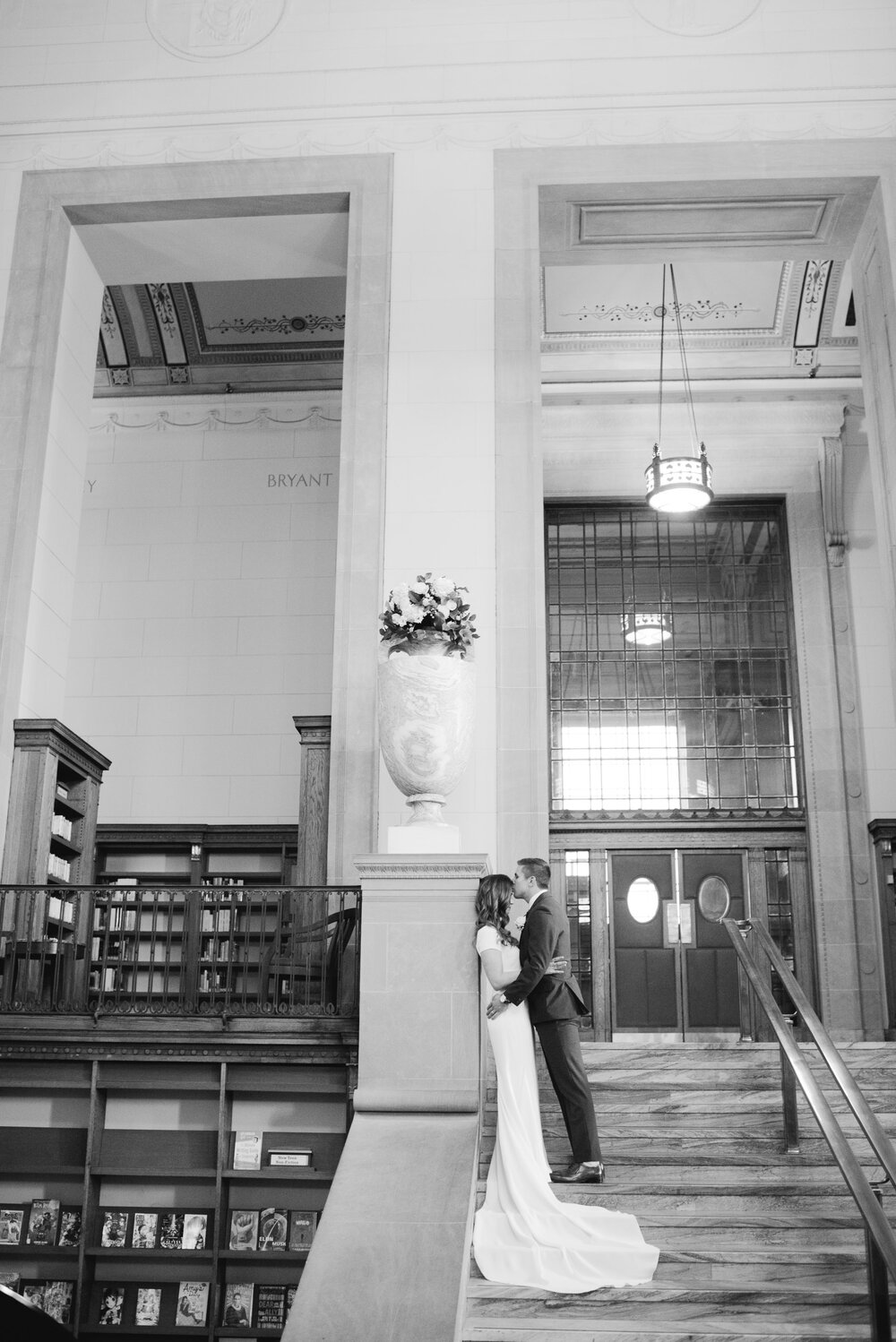 Indianapolis Central Library Wedding Erika Aileen Photography Indianapolis Wedding Photographer