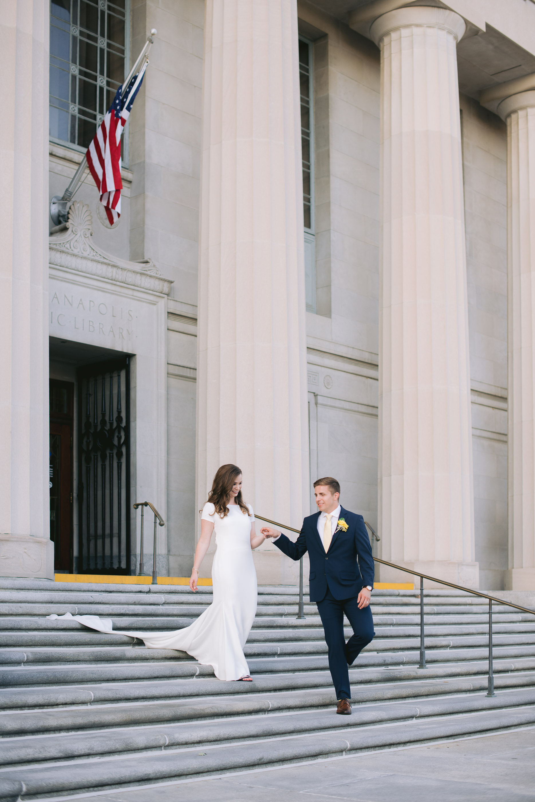 Indianapolis Central Library Wedding Erika Aileen Photography Indianapolis Wedding Photographer