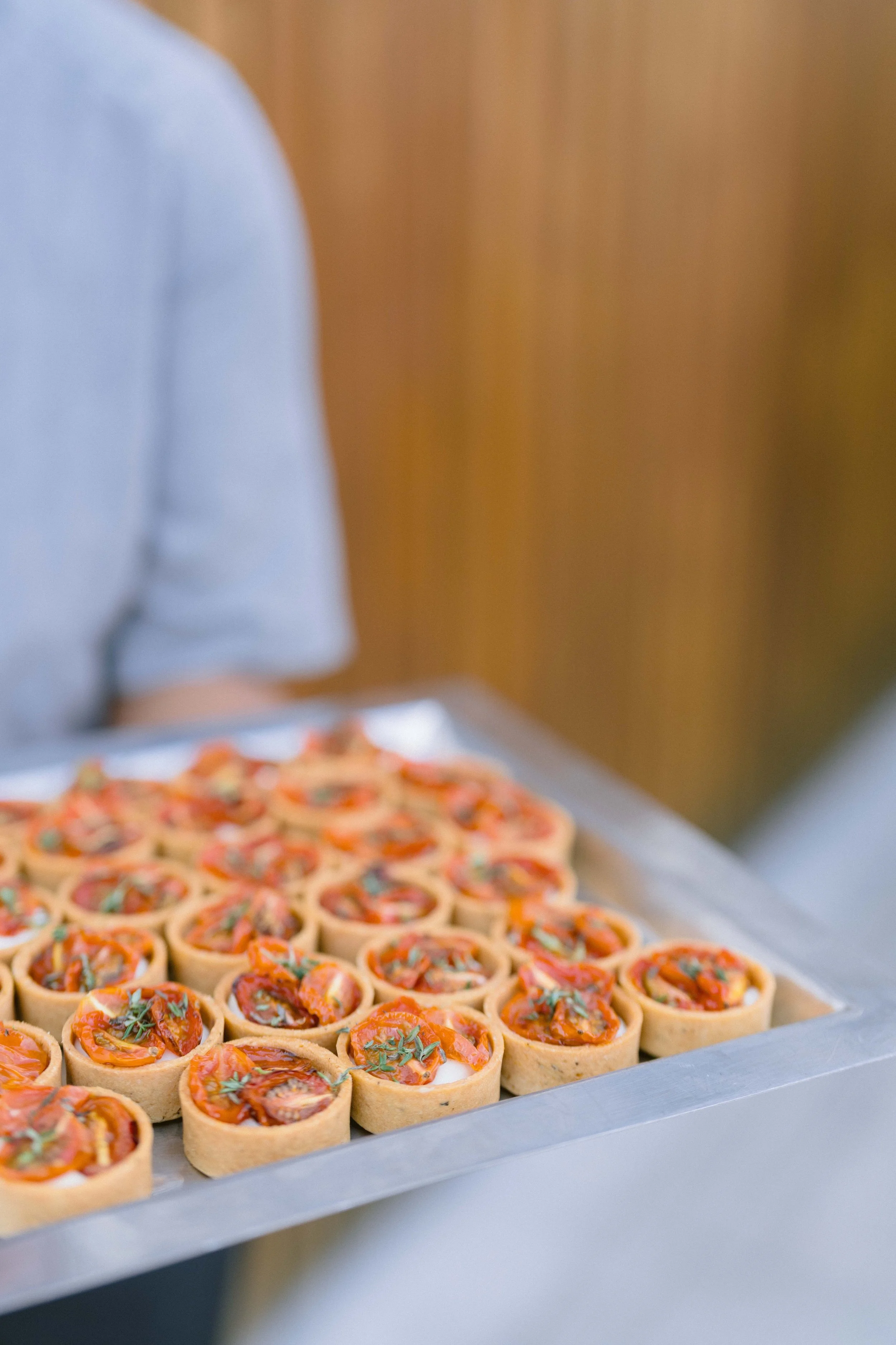 bruschetta appetizer at alohilani resort wedding welcome party