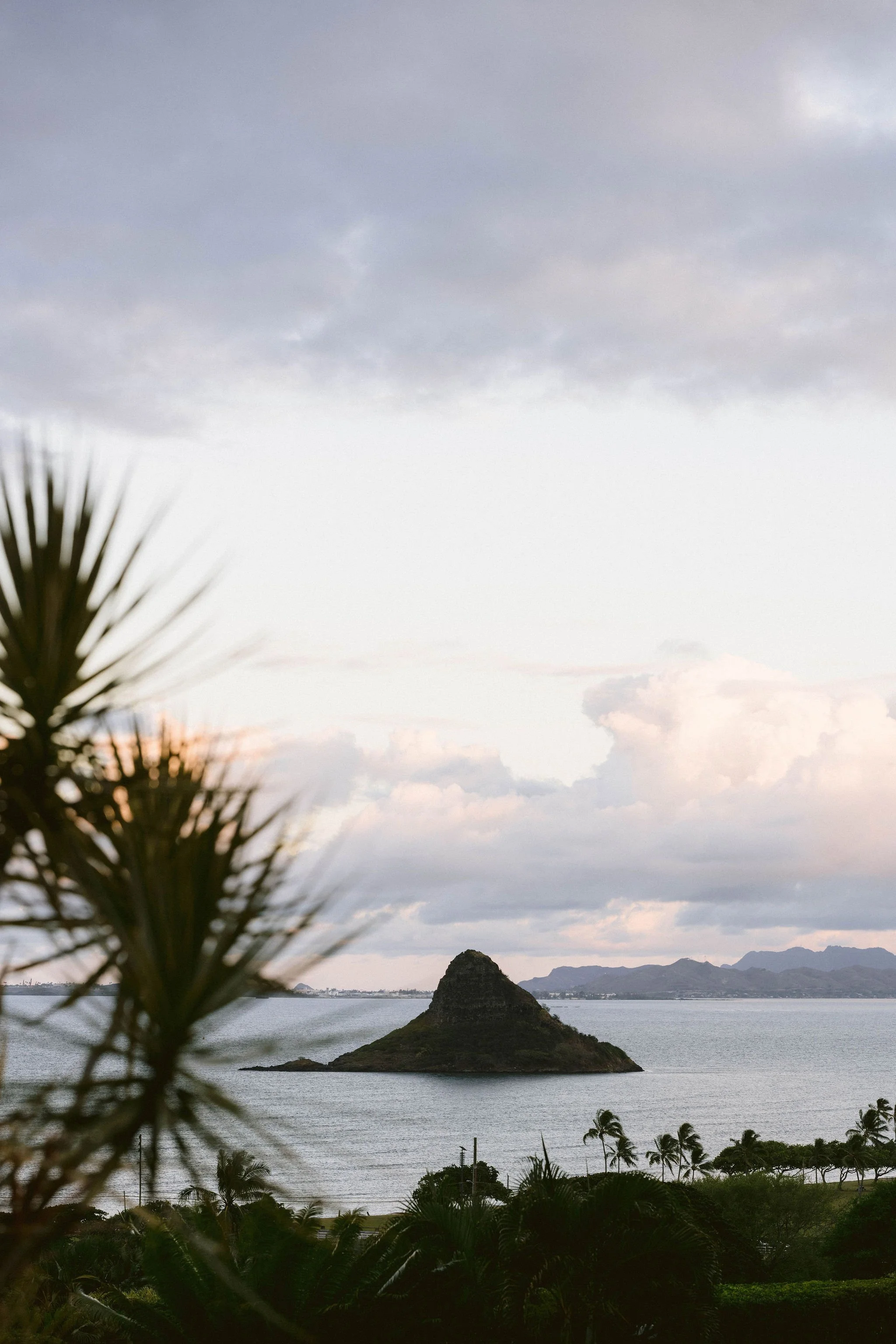 sunset overlooking the china man hat