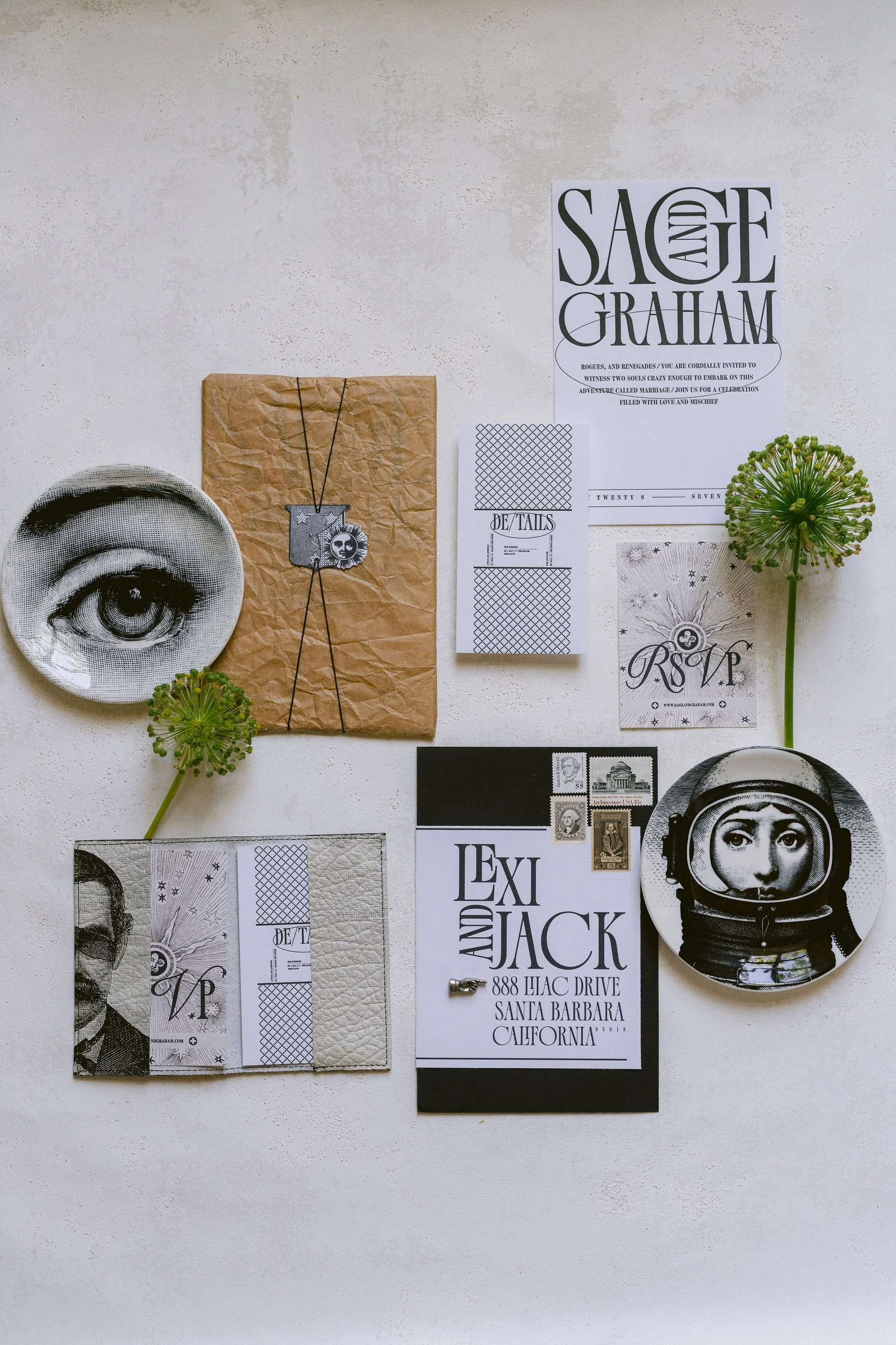 wedding invitation suite by grey and cake for greencrest manor wedding