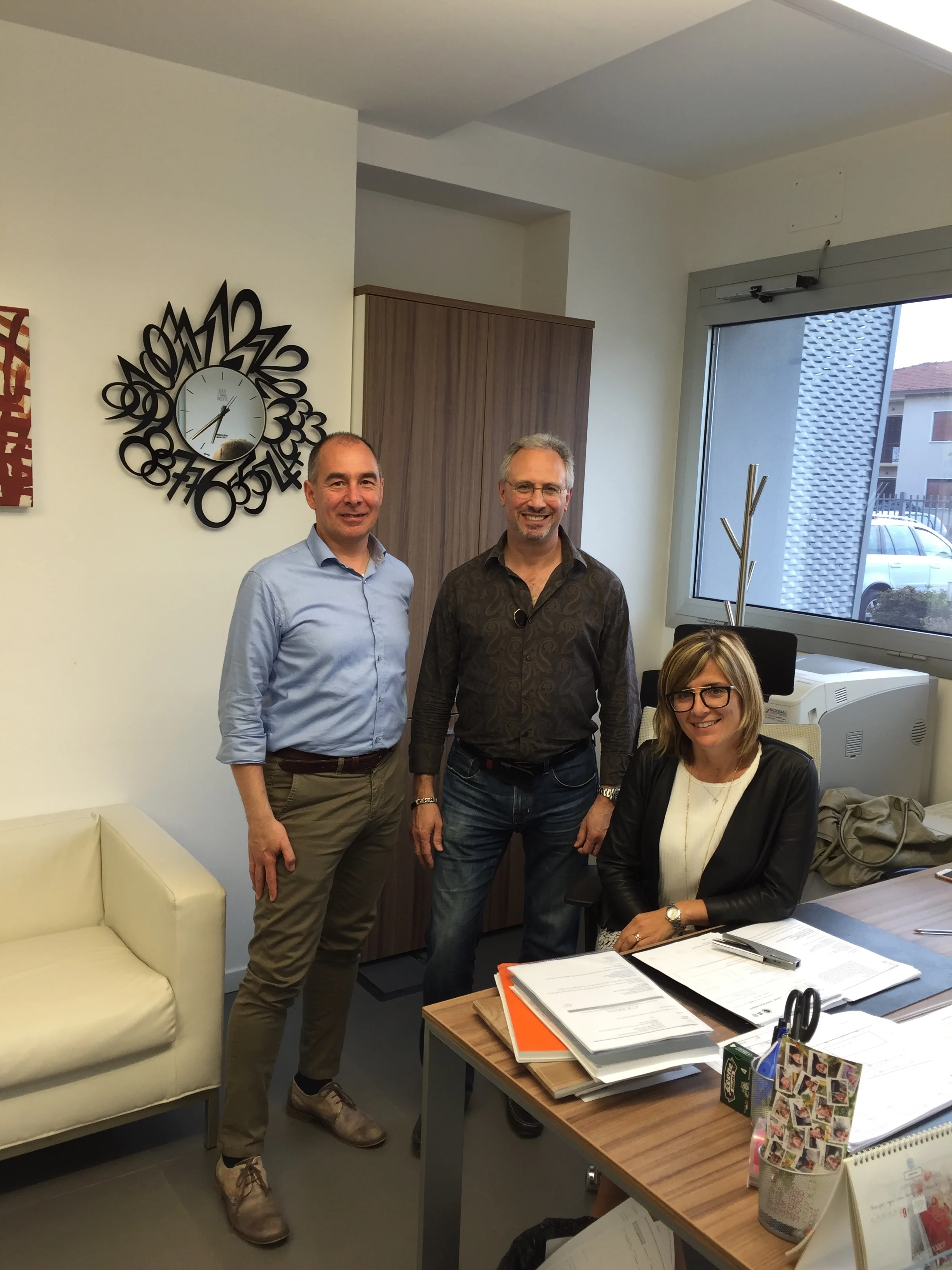 Guilio Botteon, Cerasa; Rob Nusbaum, EuroAmerica Design; Magali Zarpellon, Cerasa