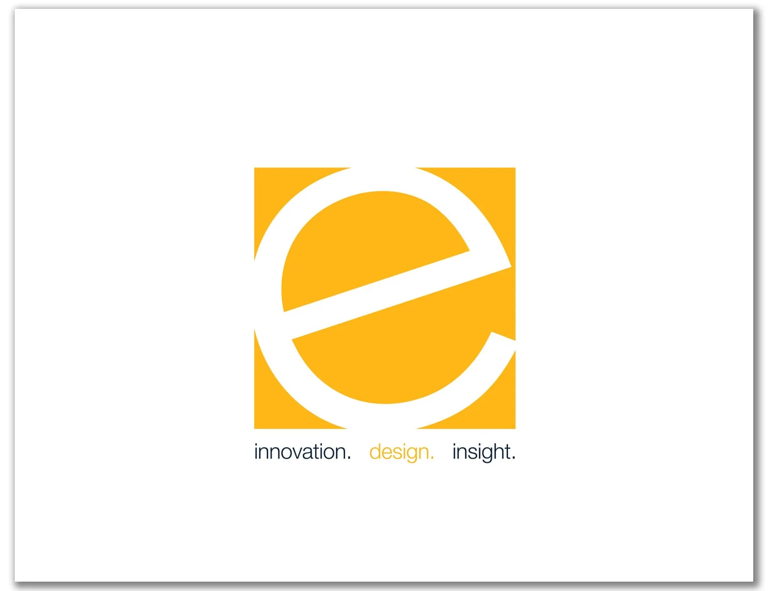 Modern Edge Notecard - Front