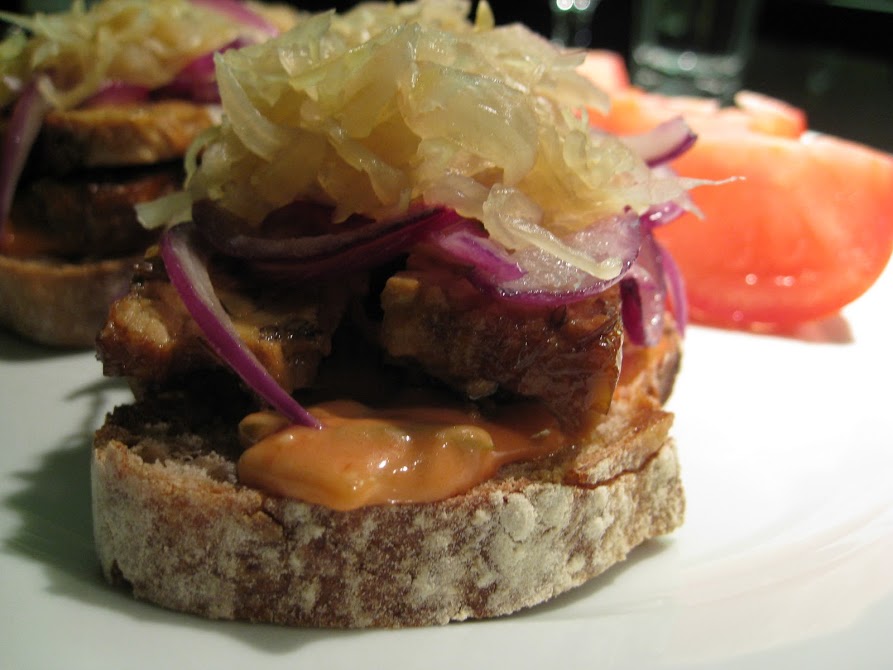 This is a perfect sandwich with home fries.