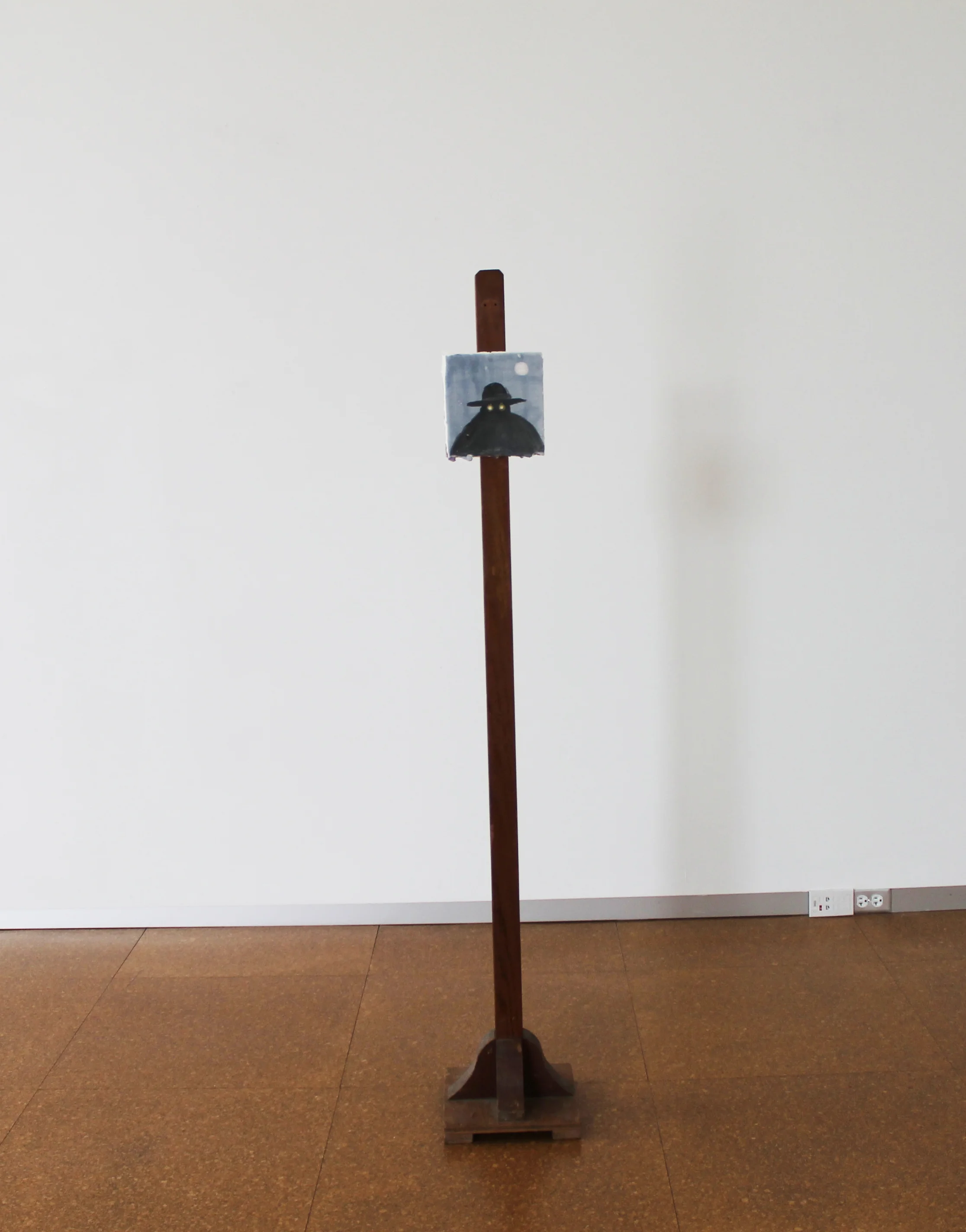 The Wolf, 2017 Milk paint, matte acrylic, plaster, foam, and coat rack 5'x 10"x 10"