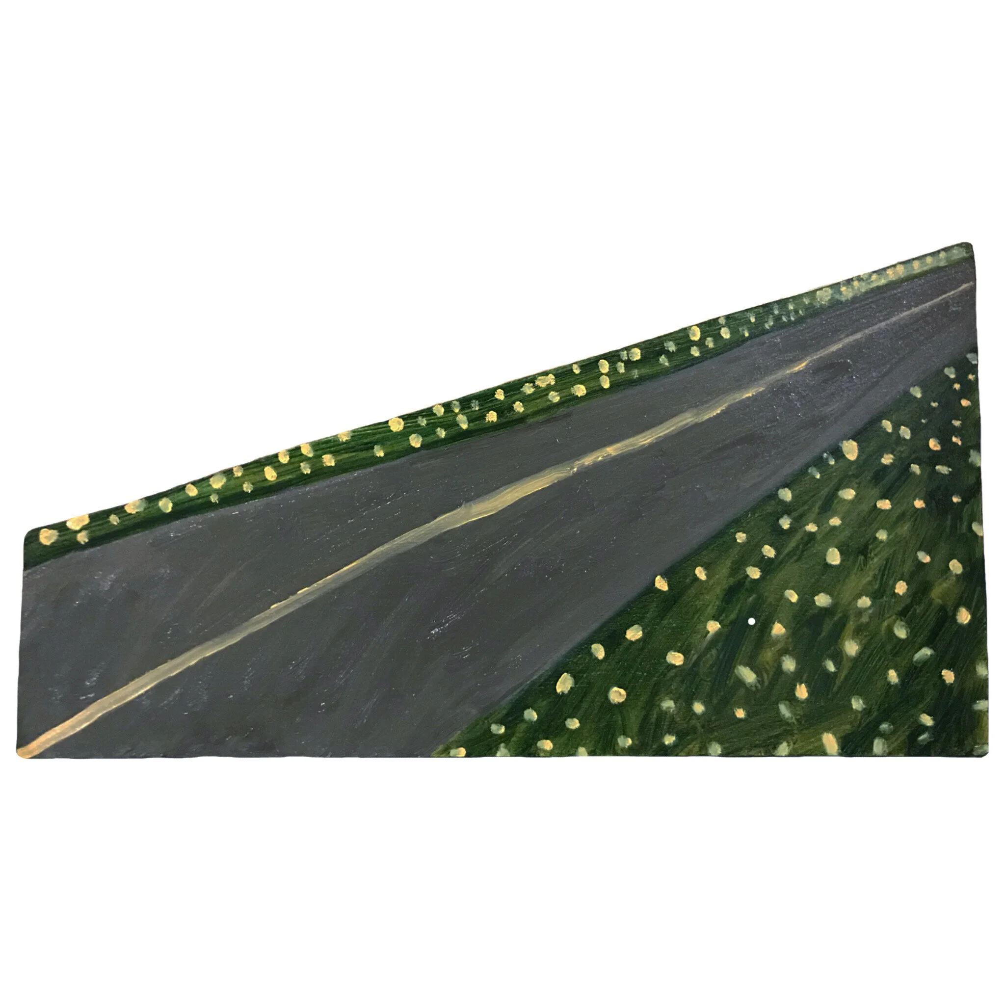  Flowers of Saint Francis, 2020  Oil on MDF  9”x16.75” 