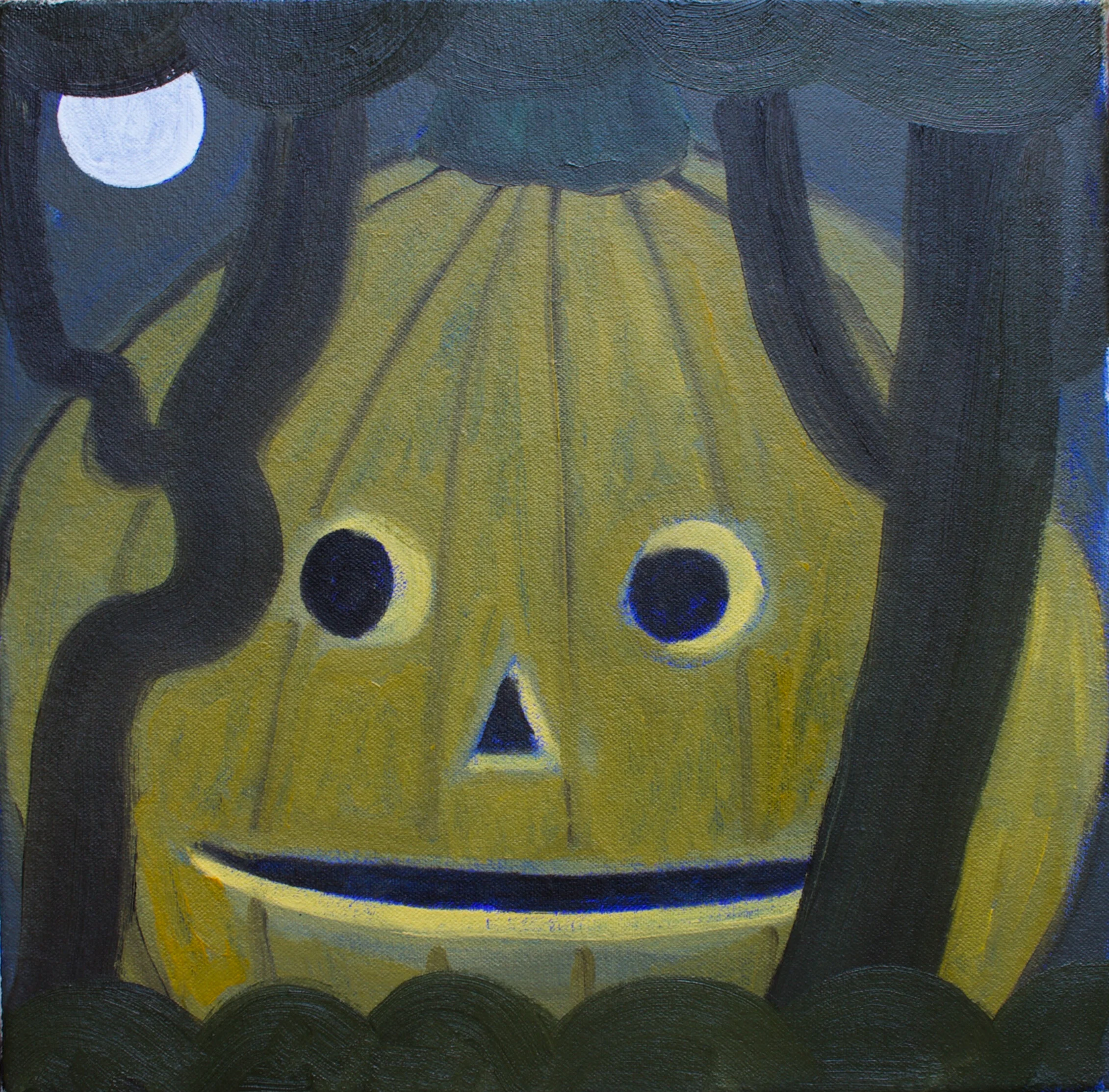  The Great Pumpkin, 2021  Oil on canvas  12”x12” 