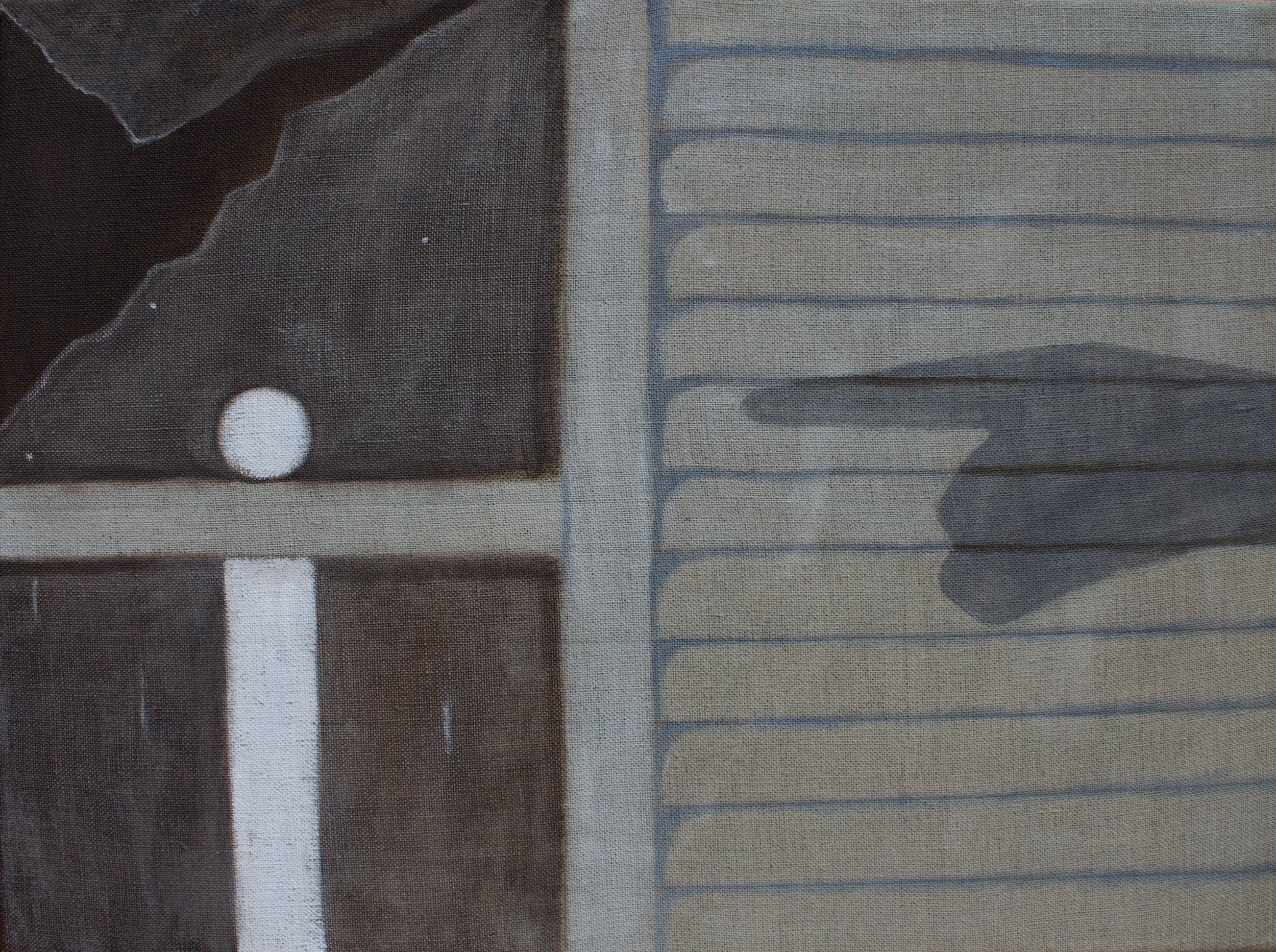  Moon Finger, 2021  Oil on linen  12”x16” 