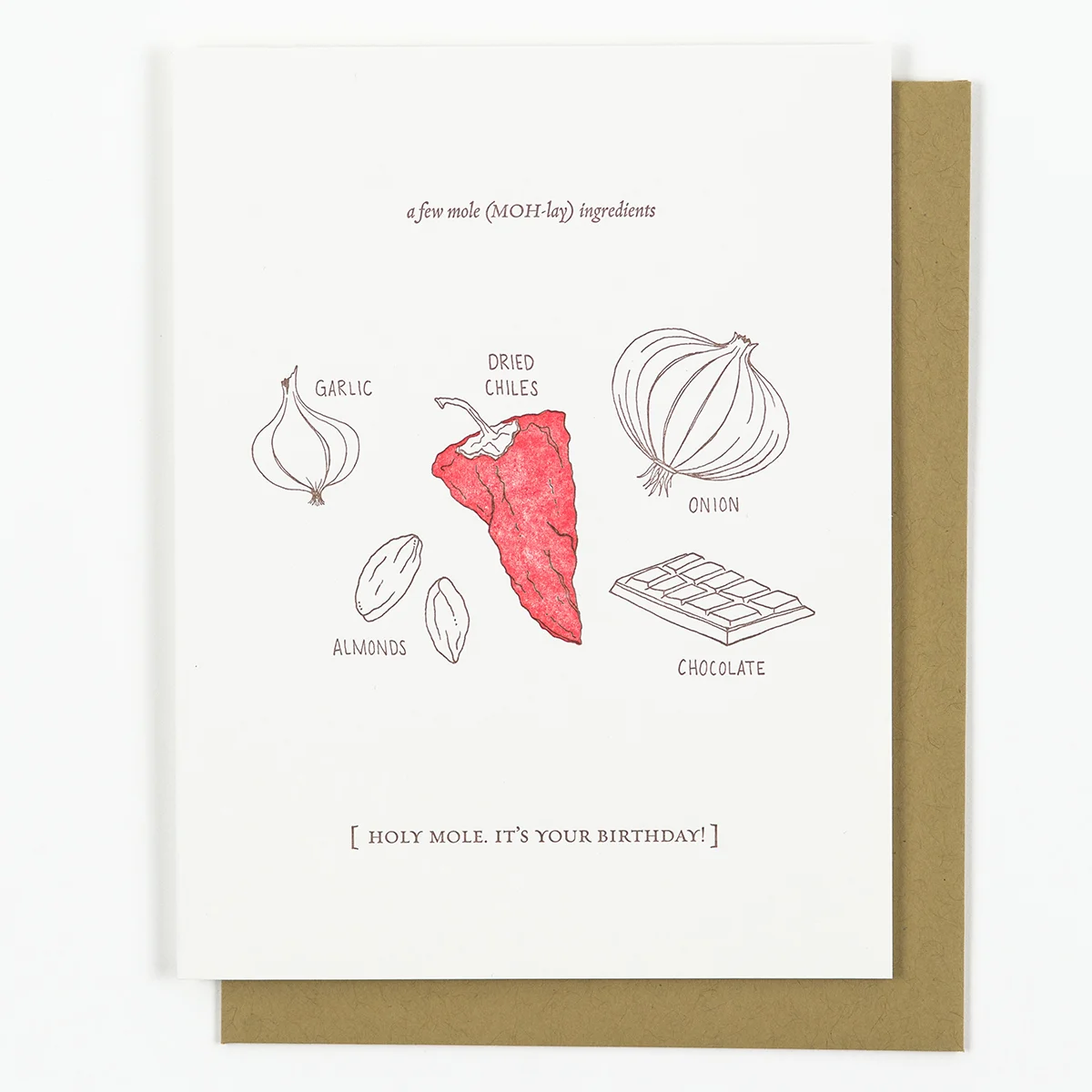 Holy Mole Birthday Card