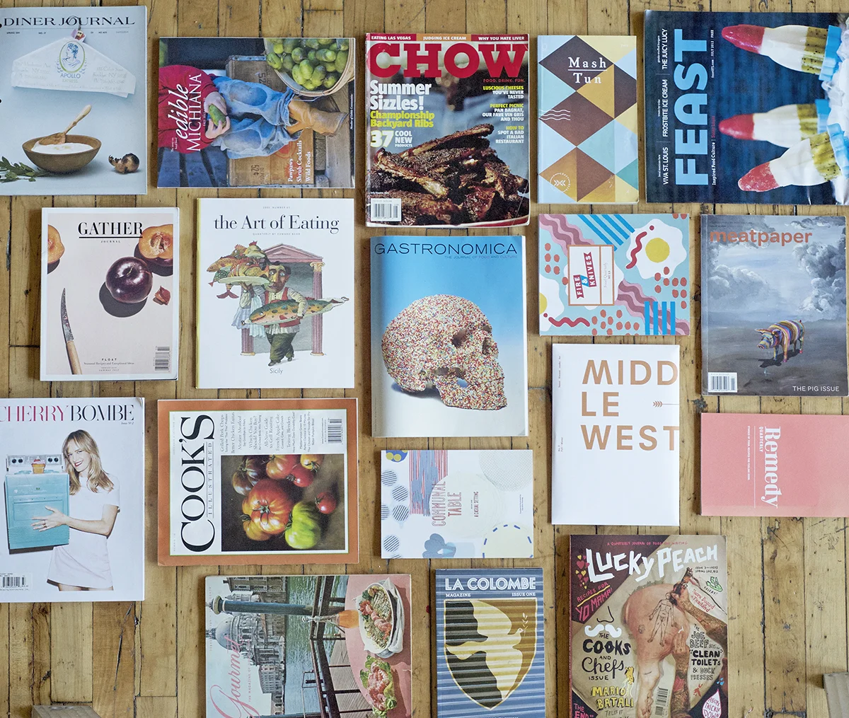 A small sampling of just some of our favorite food publications.
