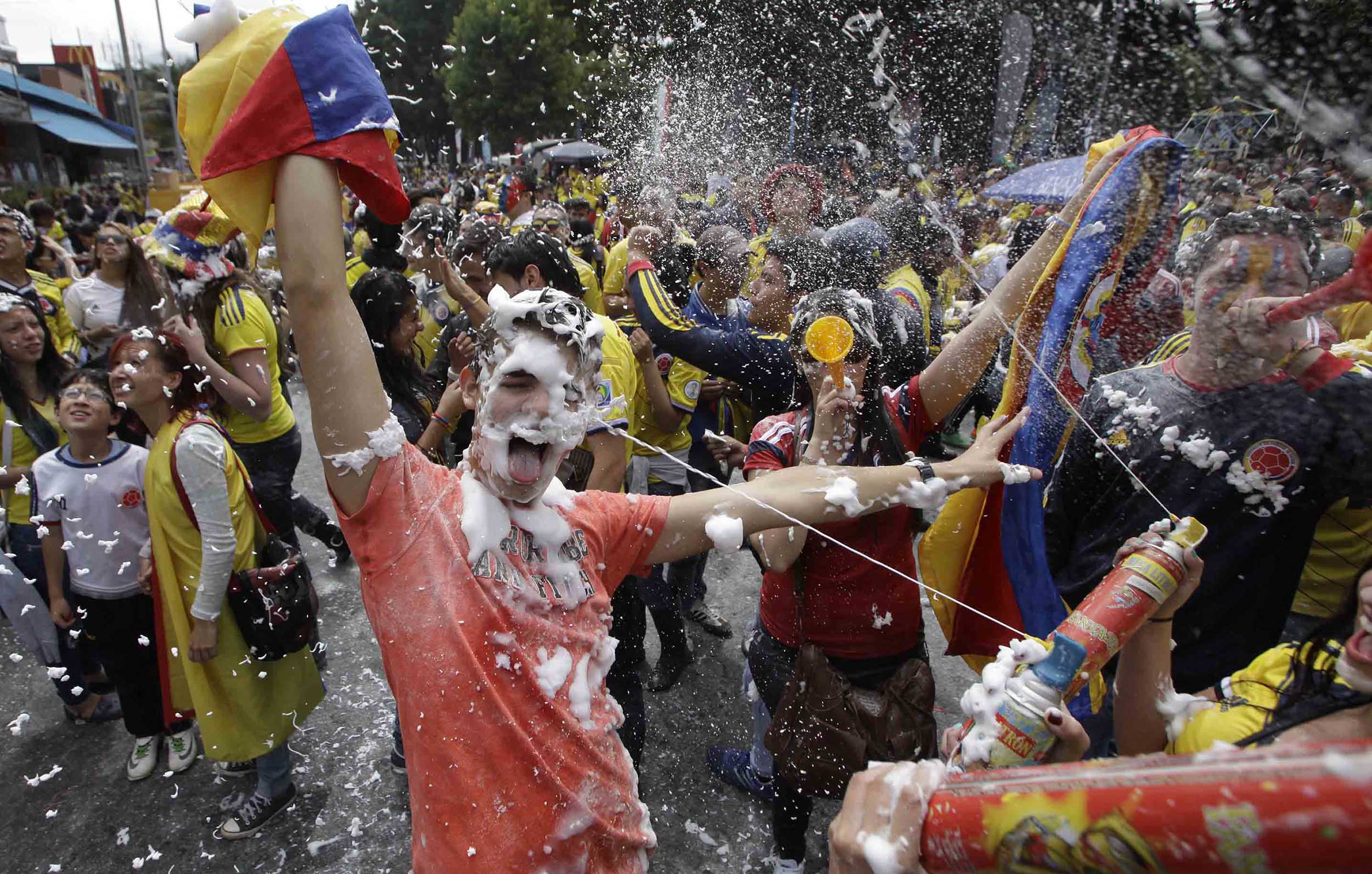 World Cup Soccer. Bogota Colombia, 2014
