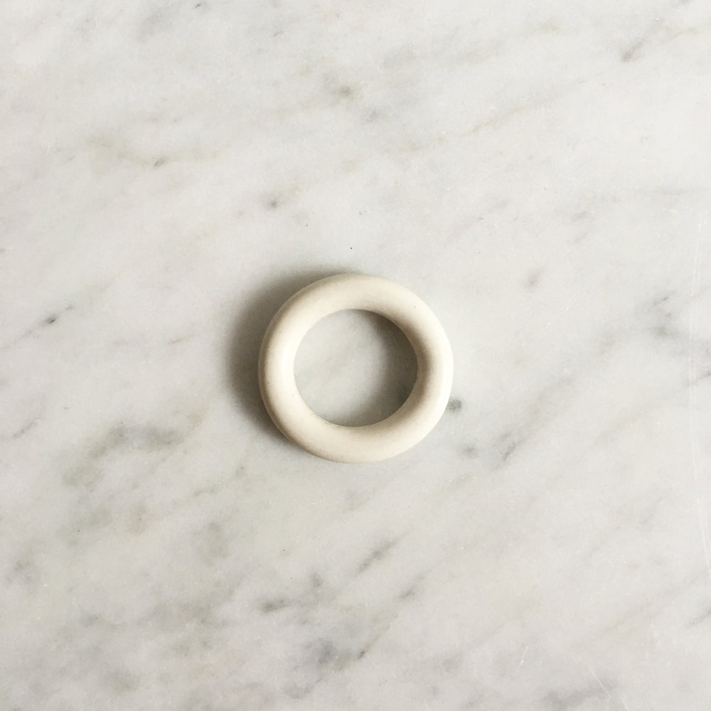 Porcelain Ring (size 5) — PENELOPE AUGUST