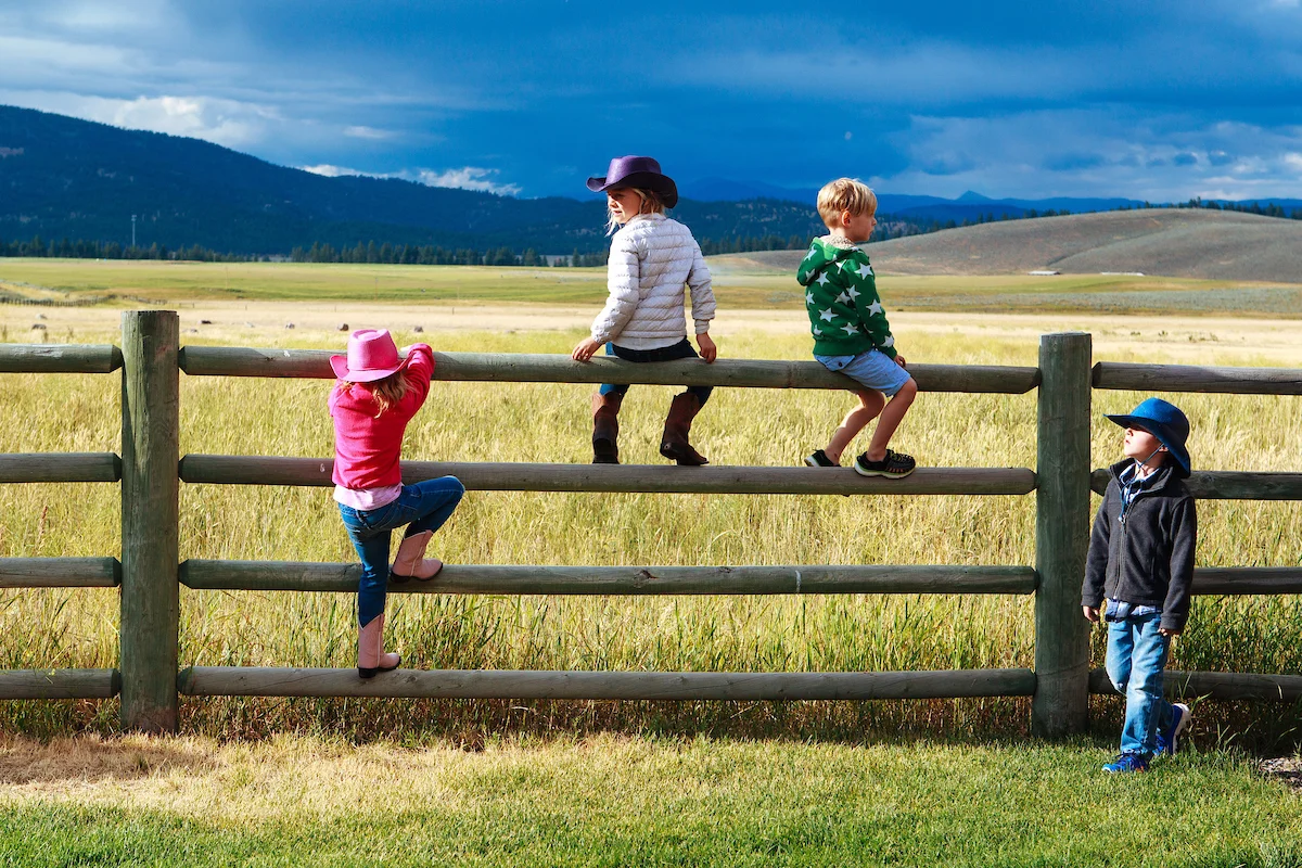Children at Paws Up