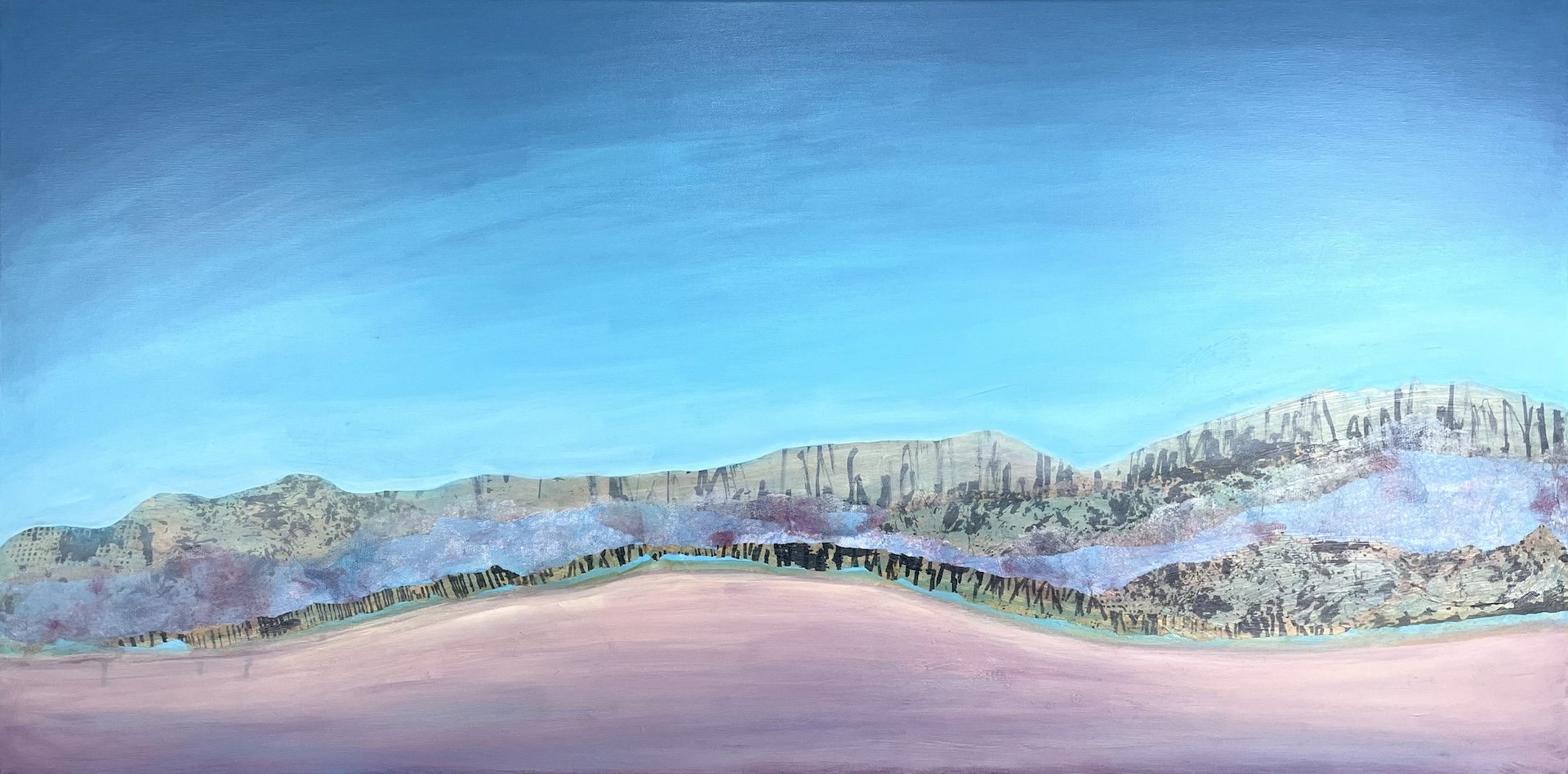 5. Celestial Gleam - 48x24 Mixed Media - L Keeling.jpg