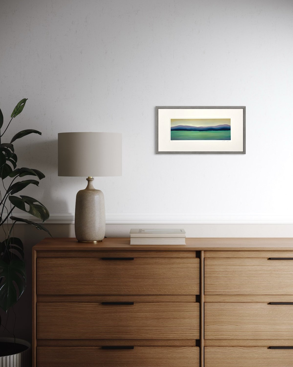 Sunrise Stillness 20x10 Framed Print Mockup2.jpeg