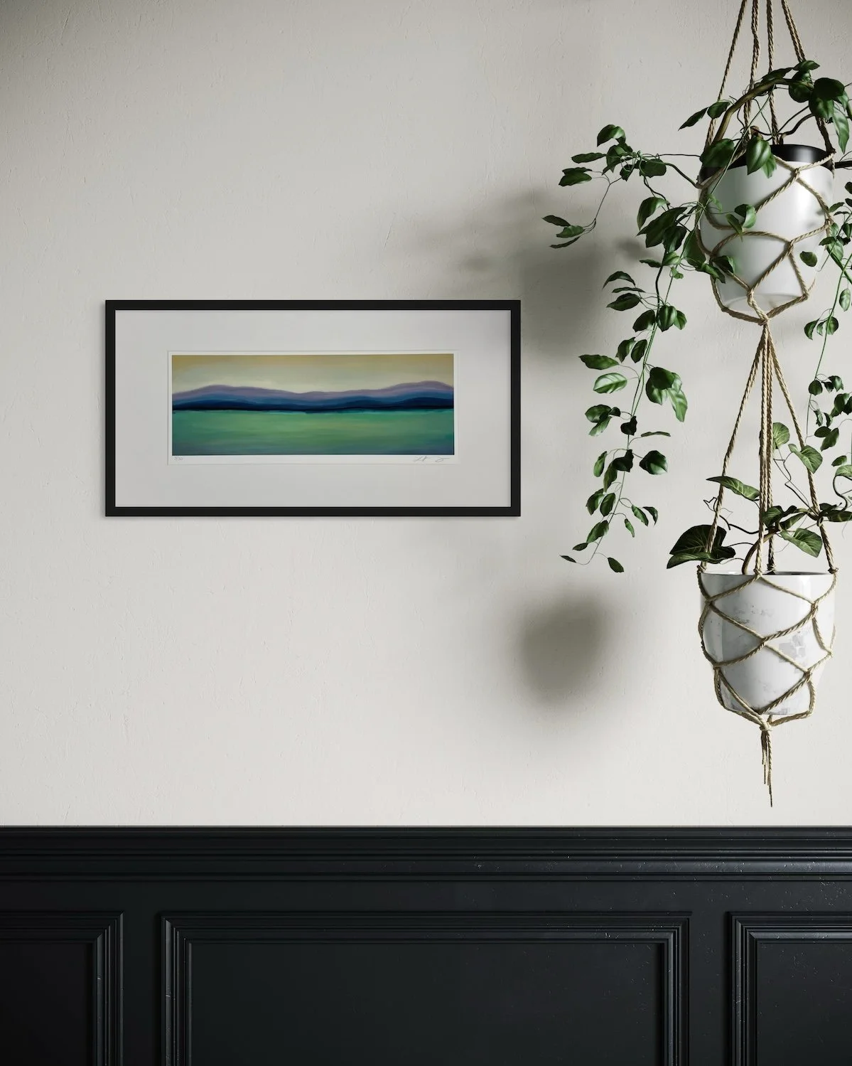 Sunrise Stillness 20x10 Framed Print Mockup4.jpeg