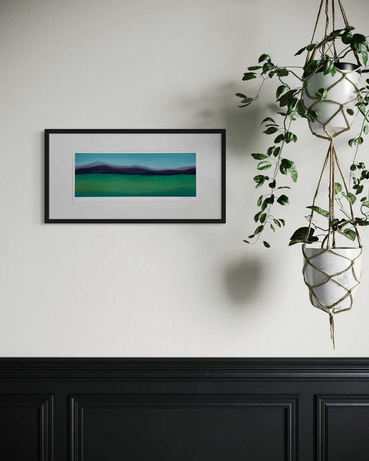 Infinite Calm 20x10 Framed Print Mockup.jpeg