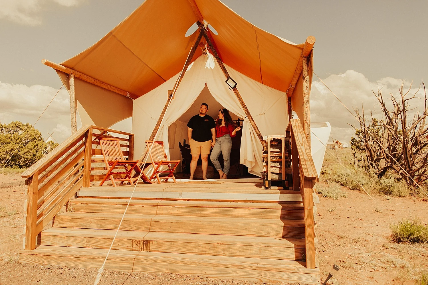 Under Canvas Grand Canyon Couples Session // Williams, AZ // Katy