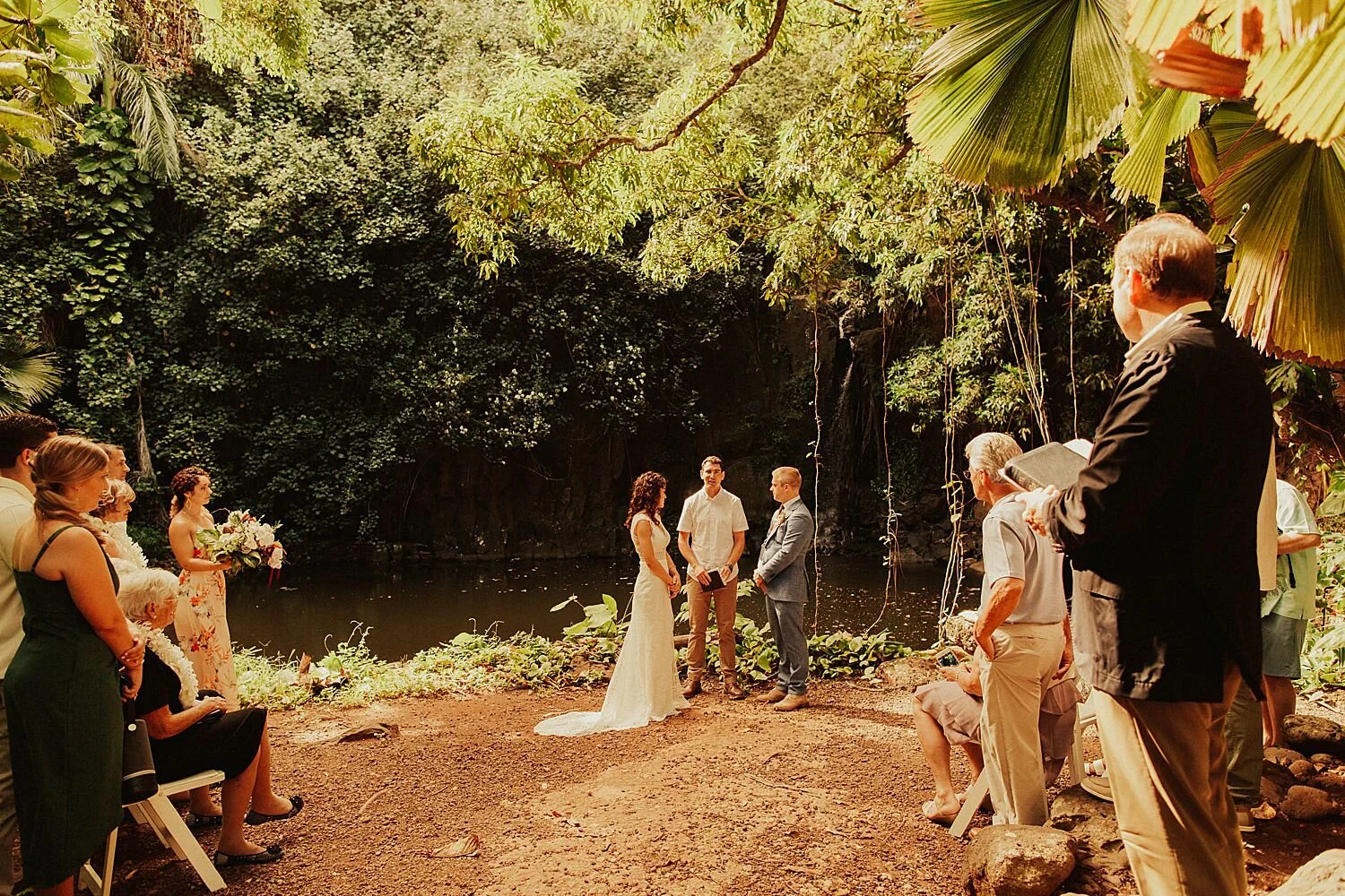 Kauai National Tropical Botanical Gardens Elopement // Waimea, HI