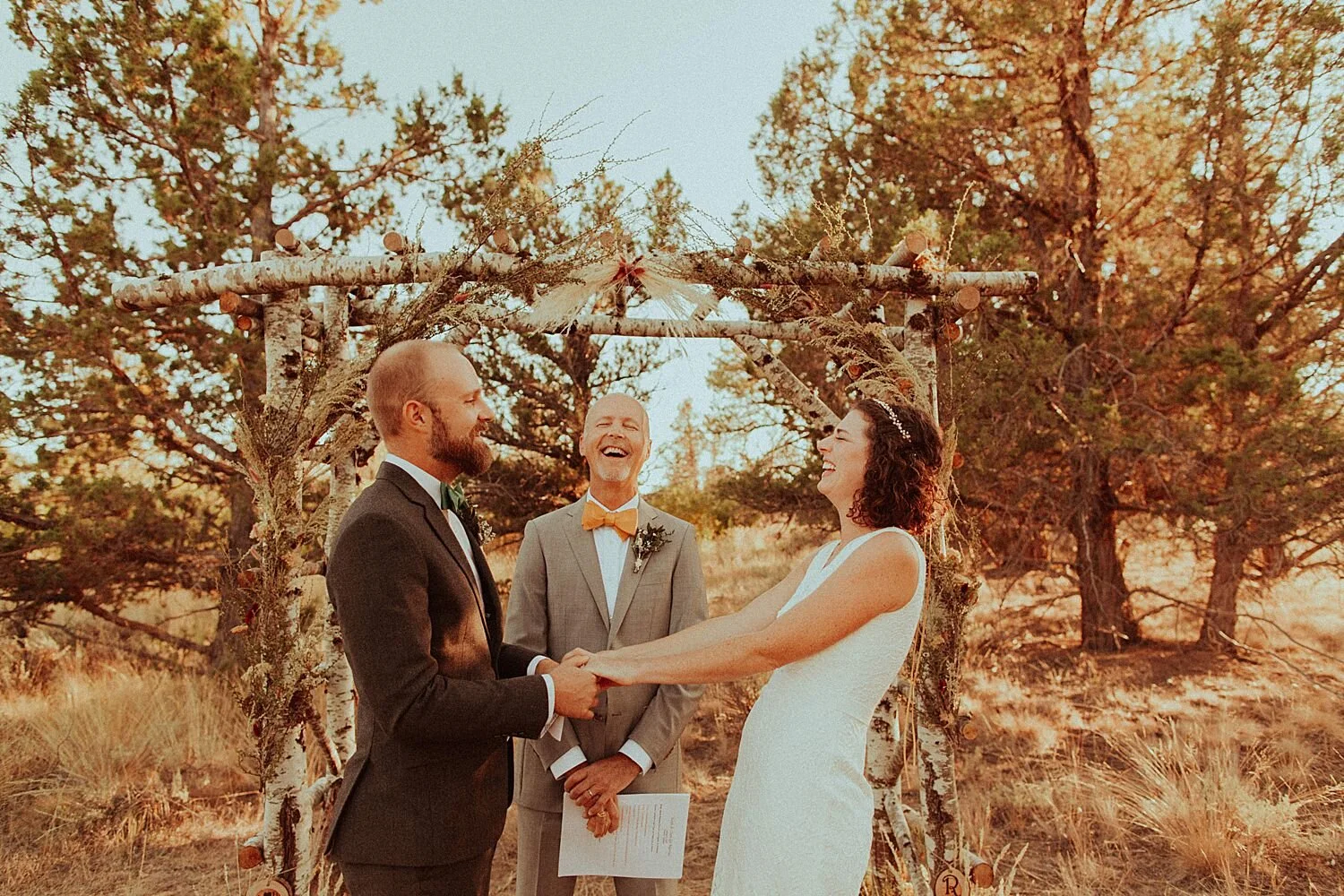 Bend Backyard Tiny Wedding // Bend, OR // Sarah & Clark — Oregon