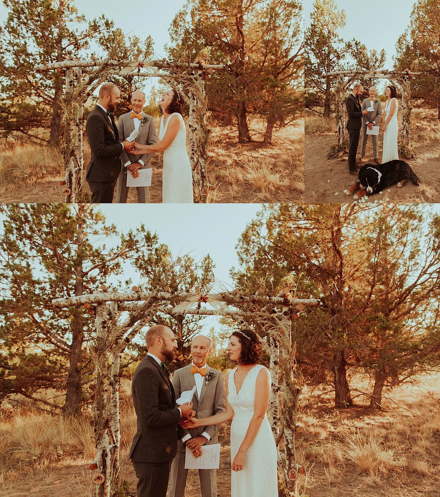 Bend Backyard Tiny Wedding // Bend, OR // Sarah & Clark — Oregon