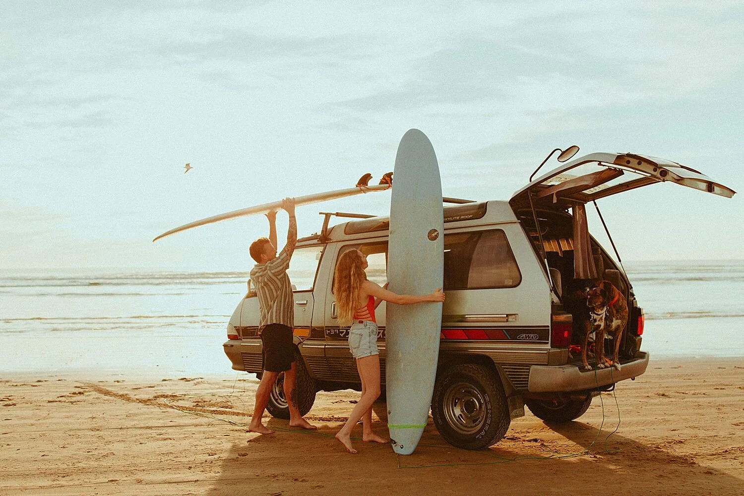 San Luis Obispo Surfing Couples Shoot // Grover Beach, CA // Tessa