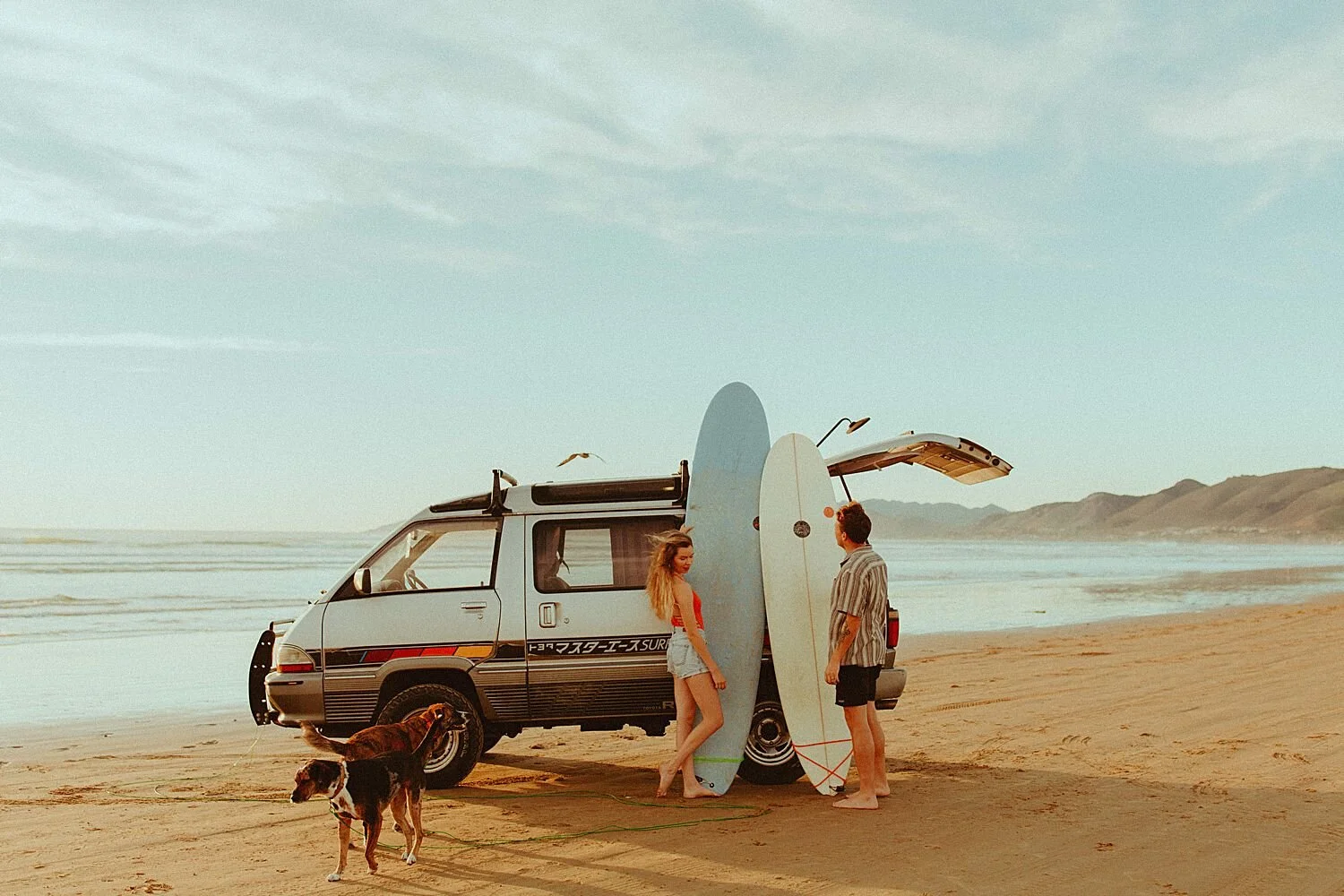 San Luis Obispo Surfing Couples Shoot // Grover Beach, CA // Tessa