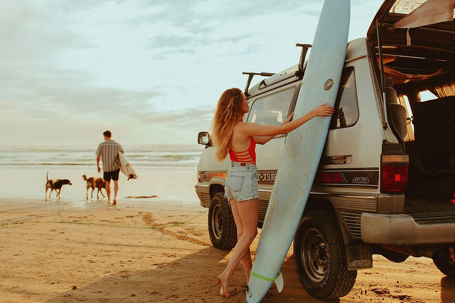 San Luis Obispo Surfing Couples Shoot // Grover Beach, CA // Tessa