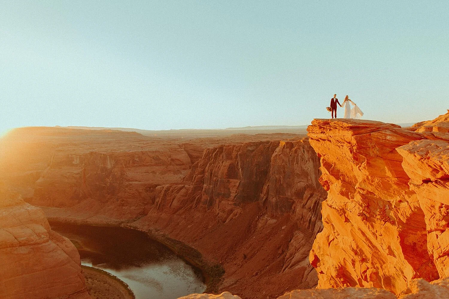 Horseshoe Bend Boho Elopement Inspiration // Page, AZ // Tori & Tyler — Oregon Wedding