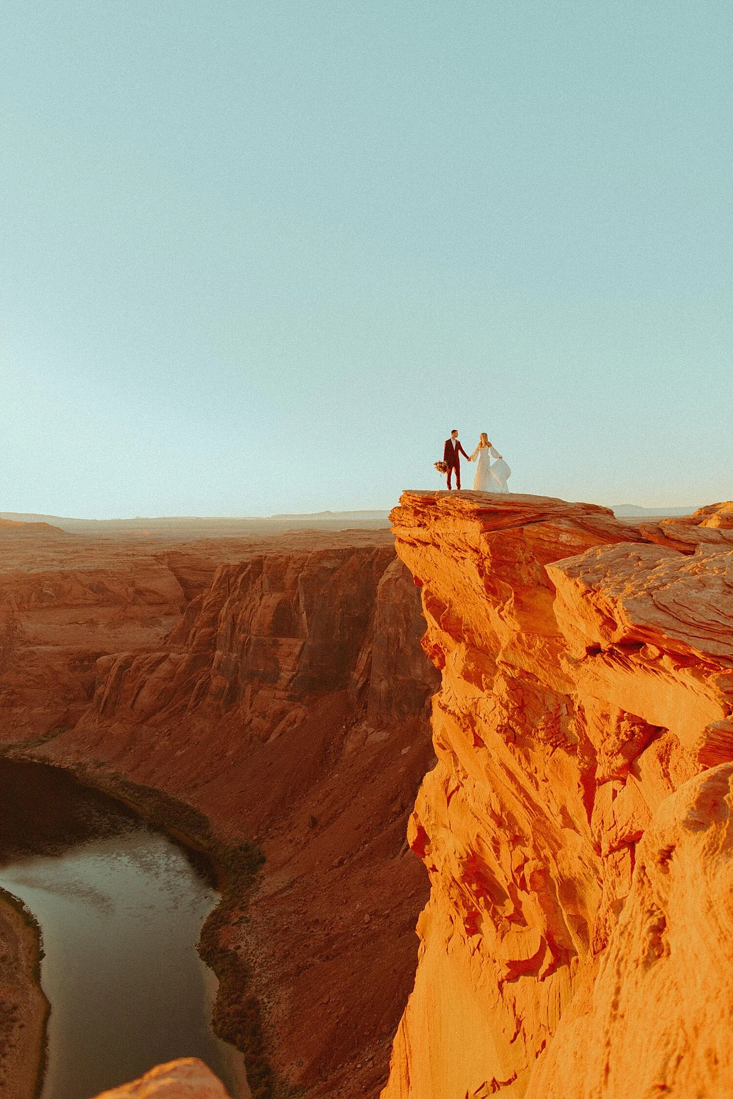 Horseshoe Bend Boho Elopement Inspiration // Page, AZ // Tori & Tyler — Oregon Wedding