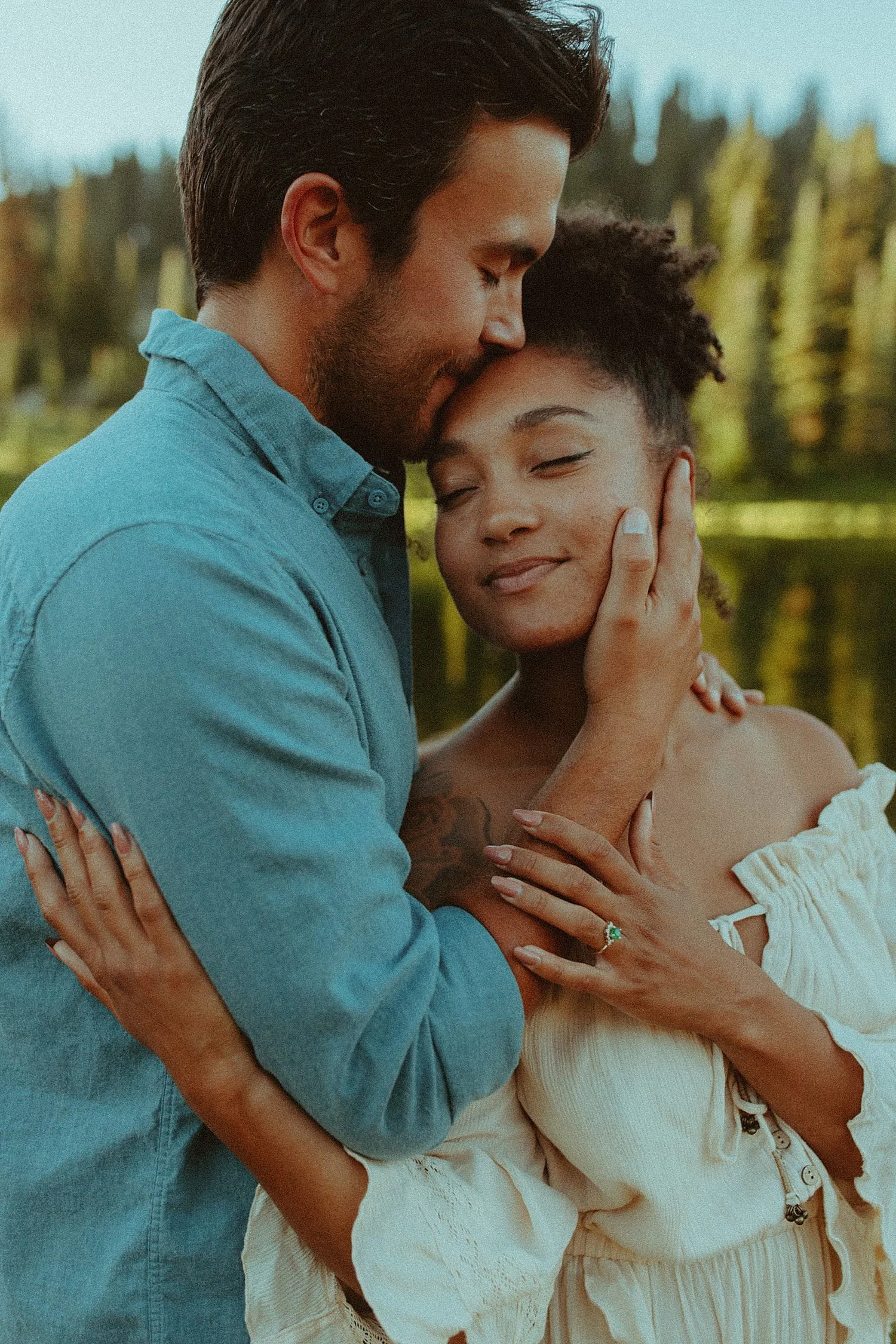 Mt. Rainier Summer Hiking Engagement Photos // Mt. Rainier National