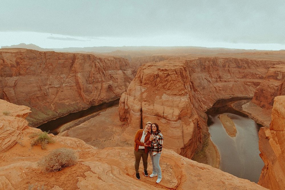Horseshoe Bend Proposal // Page, AZ — Oregon Wedding Photographer Andie Avery Photography