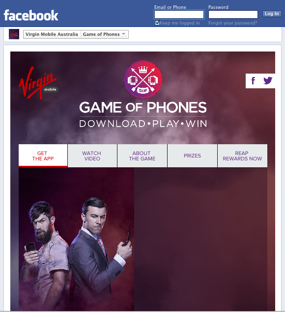 Facebook page.