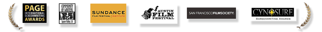 Sundance Screenwriting Finalist, Austin Second Rounder (twice), Page Round Two, Cynosure, SFFS/Rainin Grant Finalist, workshopped with Michael Urban of AFI, through Squaw Valley and Joan Scheckel.