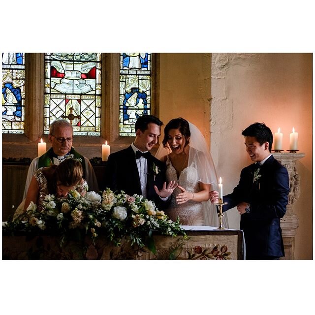 The rings are on and being very much appreciated - Danni &amp; Barney at the sublime @orchardleigh_estate⁠
-⁠
-⁠
-⁠
-⁠
-⁠
-⁠
-⁠
-⁠
#orchardleigh #churchwedding #countrywedding #bridalfashion #weddinginspiration #2020bride #weddingphotographer #ukwedd